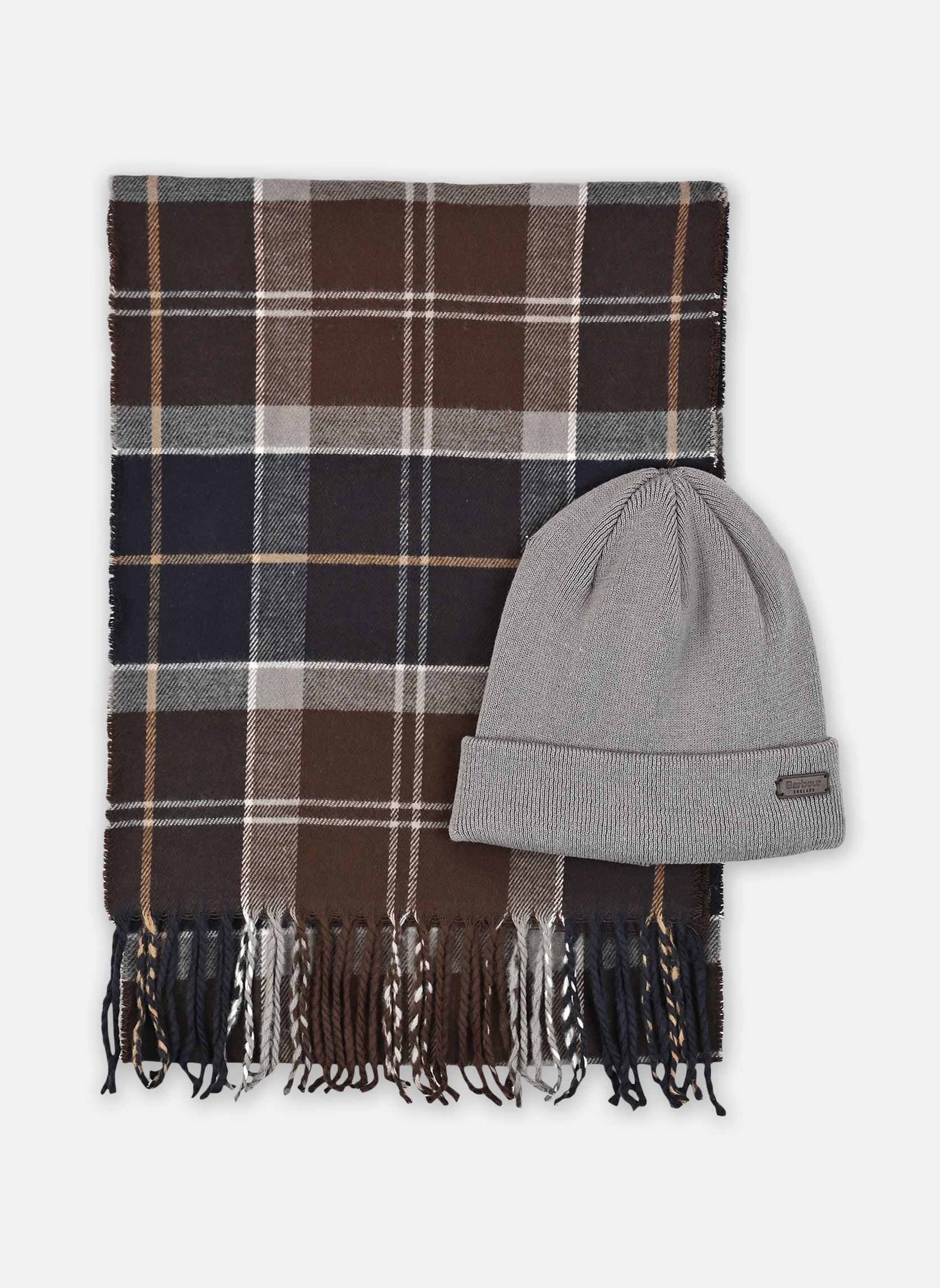 Echarpes Swinton Beanie & Galingale Scarf Gift S homme multicolore Barbour Echarpes Swinton Beanie & Galingale Scarf Gift S homme multicolore MIDNIGHT OAK