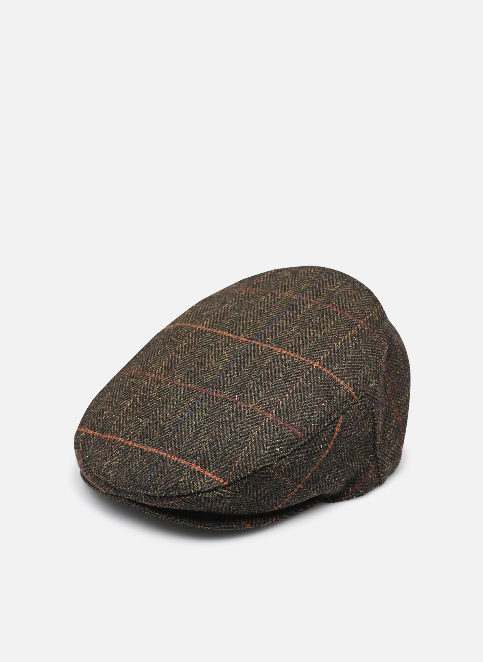 Casquettes Wilkin Flat Cap homme vert Barbour Casquettes Wilkin Flat Cap homme vert OLIVE HERRINGBONE