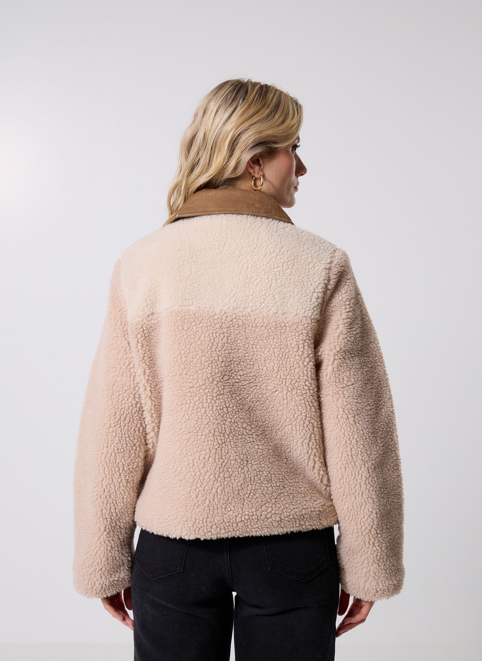 Vestes Malena Fleece femme beige Barbour Vestes Malena Fleece femme beige NATURALECRU