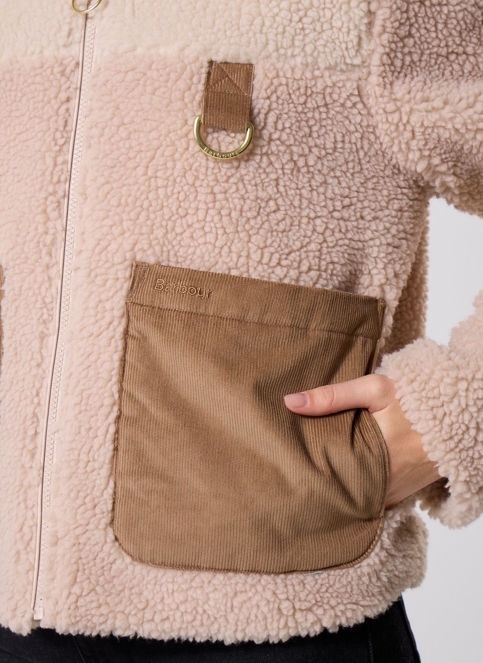 Vestes Malena Fleece femme beige Barbour Vestes Malena Fleece femme beige NATURALECRU