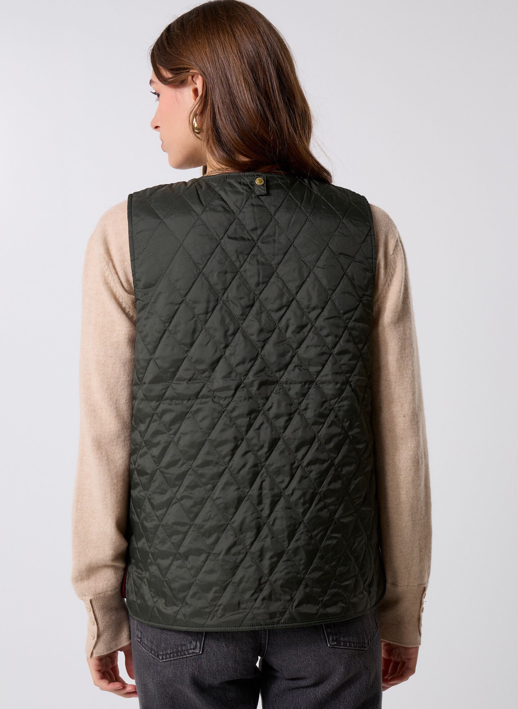 Westen My Reversible Liner damen grün Barbour Westen My Reversible Liner damen grün SAGE/ZENI PINK
