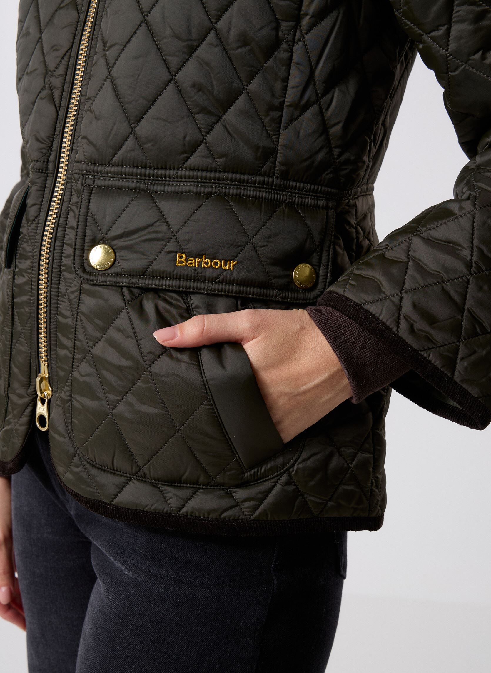 Gewatteerde jassen Fitted Beadnell Quilted Jacket dames groen Barbour Gewatteerde jassen Fitted Beadnell Quilted Jacket dames groen SAGE/ANCIENT