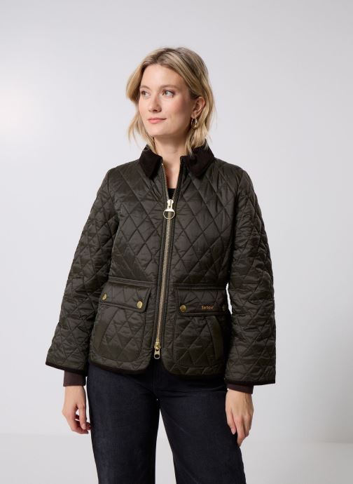 Barbour Doudounes Fitted Beadnell Quilted Jacket femme vert