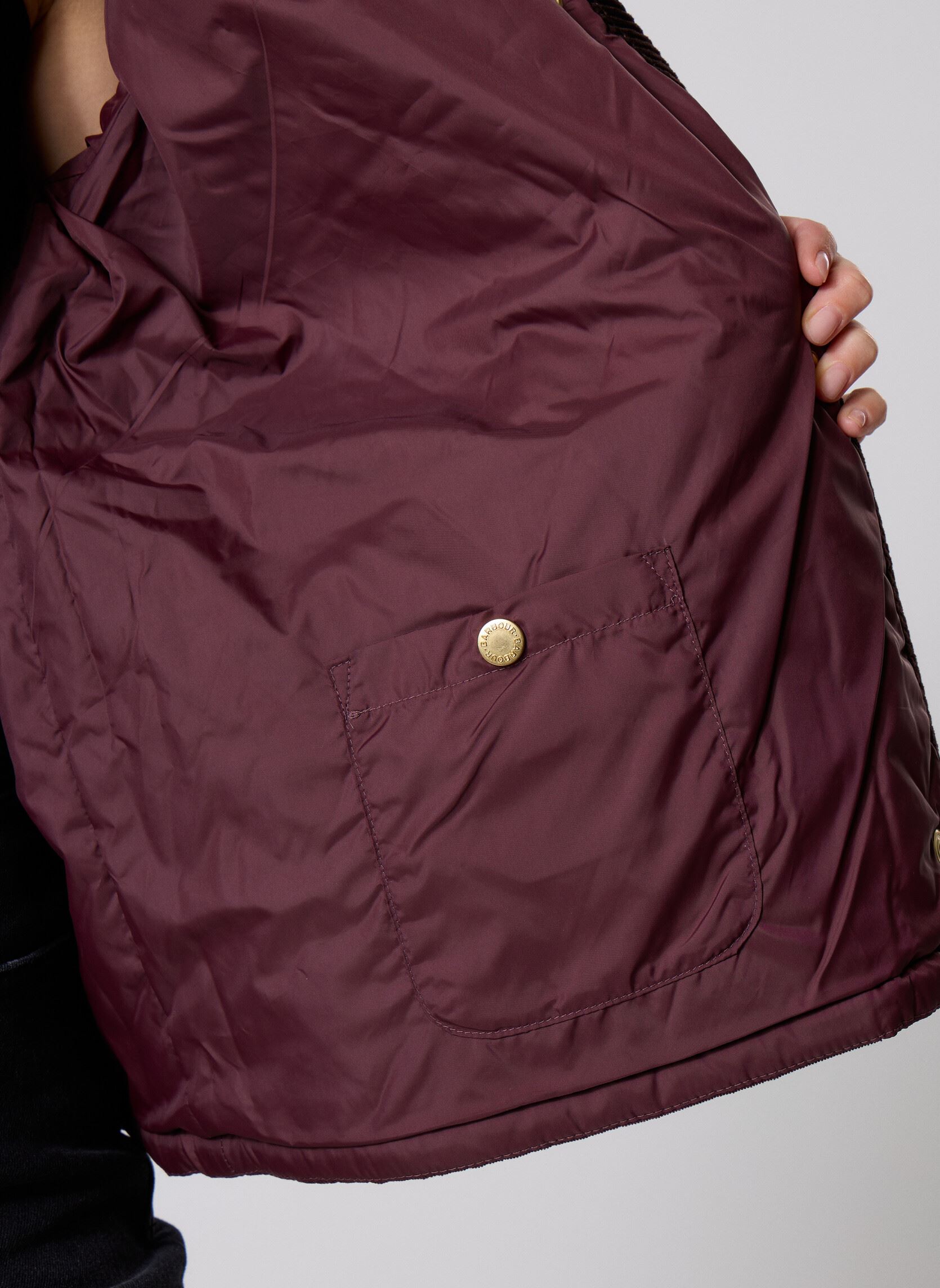 Gewatteerde jassen Marla Quilted Jacket dames paars Barbour Gewatteerde jassen Marla Quilted Jacket dames paars BLACK CHERRY/DARK BROWN//