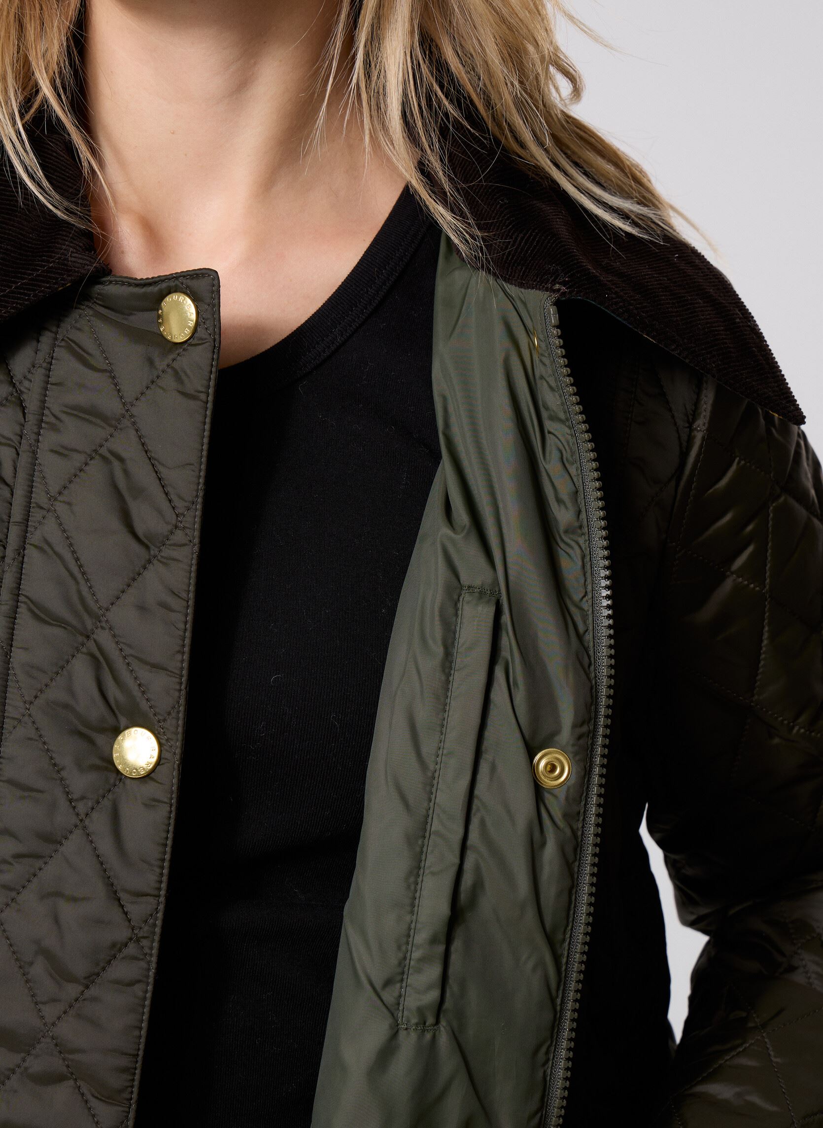 Gewatteerde jassen Modern Beadnell Quilted Jacket dames groen Barbour Gewatteerde jassen Modern Beadnell Quilted Jacket dames groen SAGEANCIENT