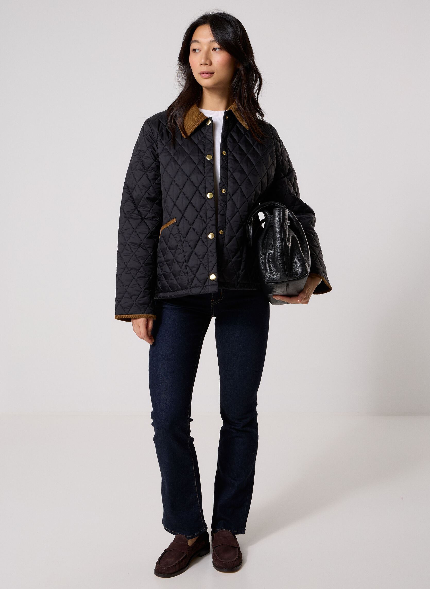 Doudounes Icons Cropped Liddesdale Quilted Jacket femme noir Barbour Doudounes Icons Cropped Liddesdale Quilted Jacket femme noir BLACK/CLASSIC
