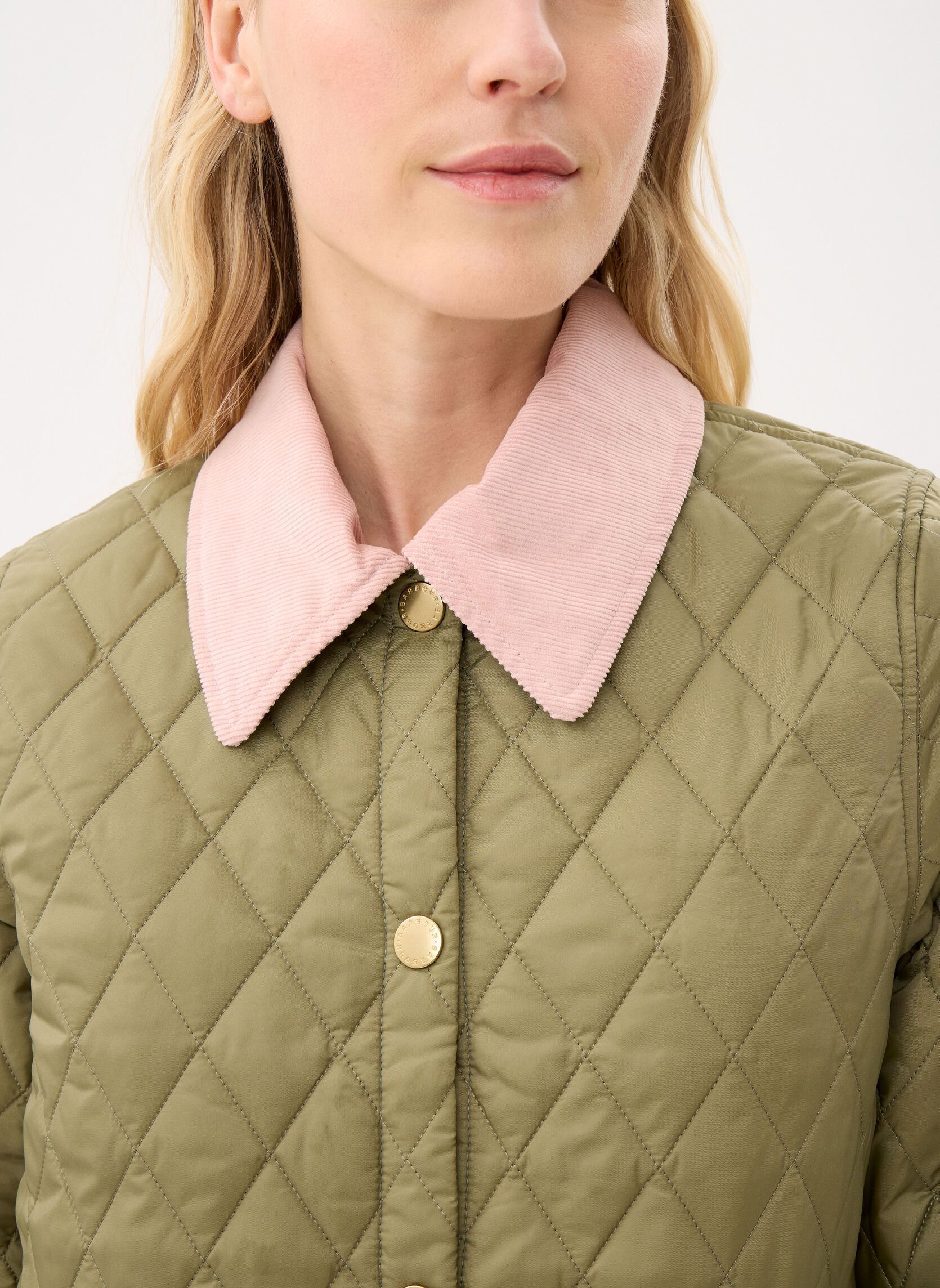 Doudounes Icons Cropped Liddesdale Quilted Jacket femme vert Barbour Doudounes Icons Cropped Liddesdale Quilted Jacket femme vert BLEACHED OLIVE/ANCIENT/GA