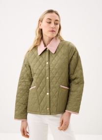 Doudounes Icons Cropped Liddesdale Quilted Jacket femme vert