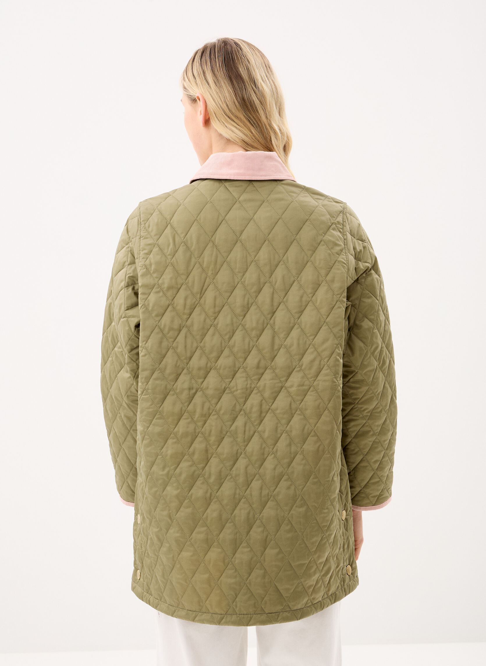 Parkas Icons Modern Liddesdale Quilted Jacket femme vert Barbour Parkas Icons Modern Liddesdale Quilted Jacket femme vert BLEACHED OLIVE/ANCIENT/GA