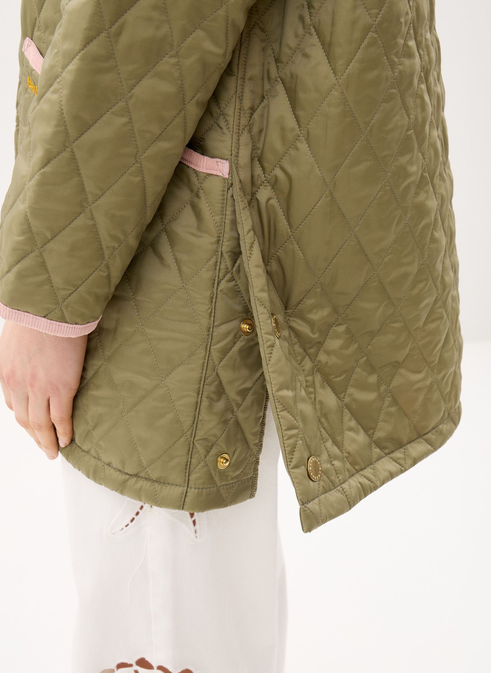 Parkas Icons Modern Liddesdale Quilted Jacket femme vert Barbour Parkas Icons Modern Liddesdale Quilted Jacket femme vert BLEACHED OLIVE/ANCIENT/GA