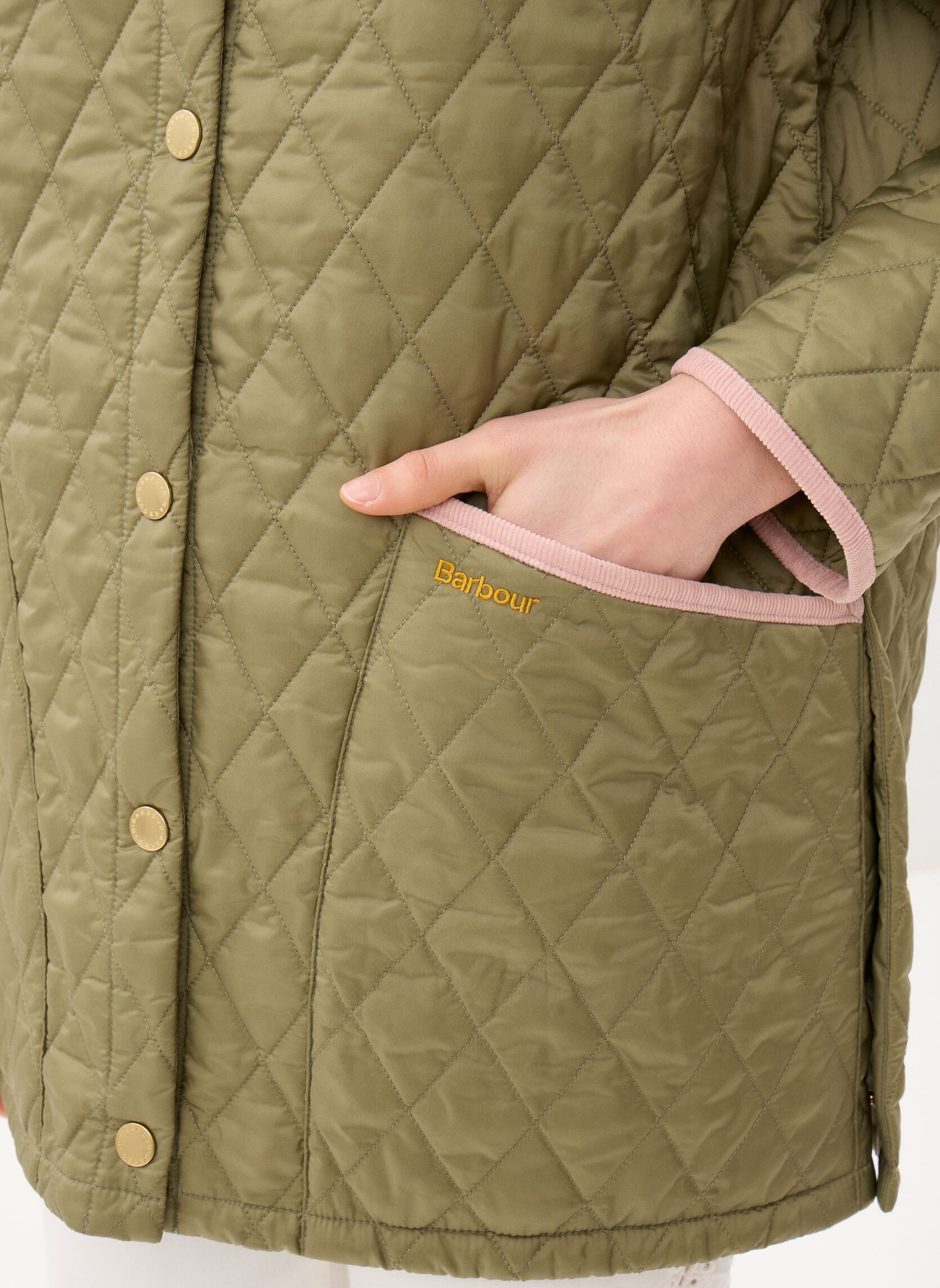 Parkas Icons Modern Liddesdale Quilted Jacket femme vert Barbour Parkas Icons Modern Liddesdale Quilted Jacket femme vert BLEACHED OLIVE/ANCIENT/GA