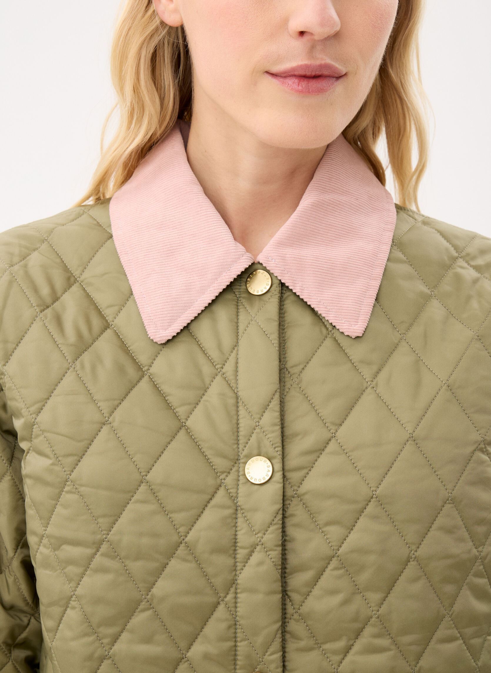Parkas Icons Modern Liddesdale Quilted Jacket femme vert Barbour Parkas Icons Modern Liddesdale Quilted Jacket femme vert BLEACHED OLIVE/ANCIENT/GA