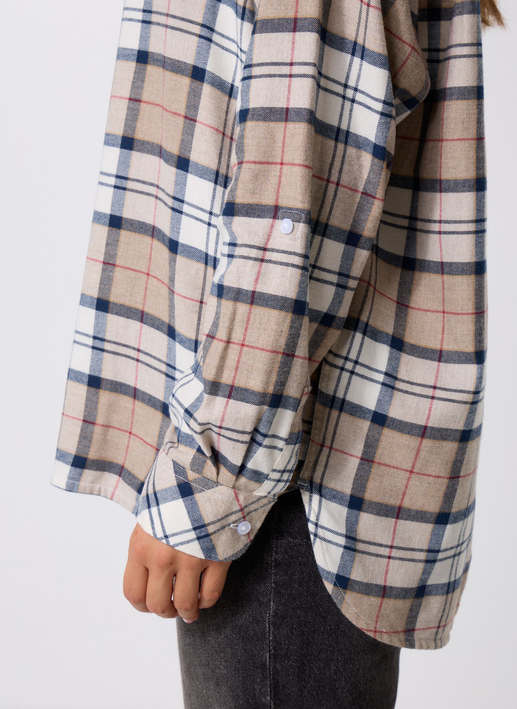 Chemises manches longues Elishaw Check Shirt femme blanc Barbour Chemises manches longues Elishaw Check Shirt femme blanc HESSIAN TARTAN