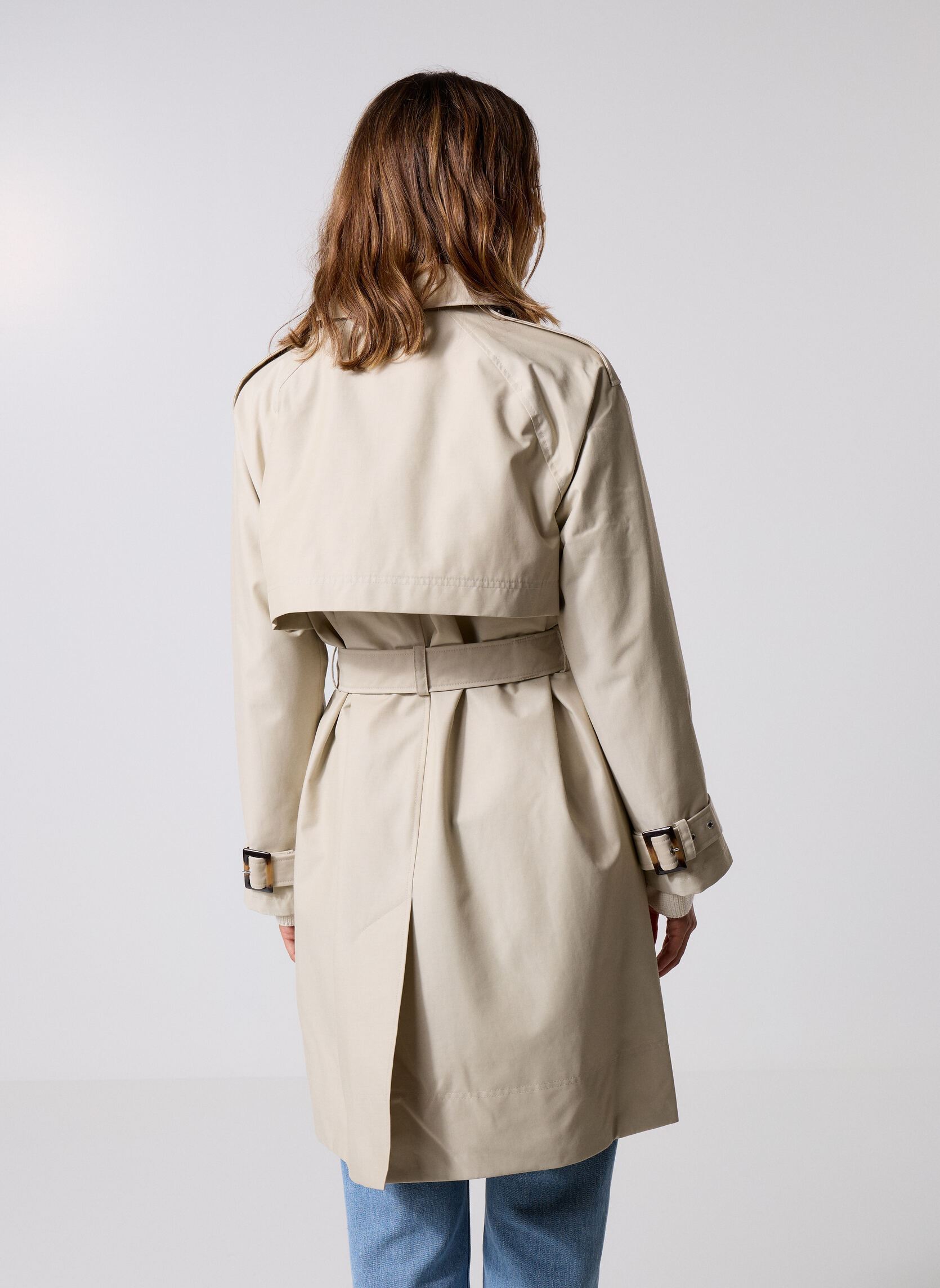 Trenchcoats Maia Showerproof Jacket dames wit Barbour Trenchcoats Maia Showerproof Jacket dames wit MIST/HESSIAN TARTAN