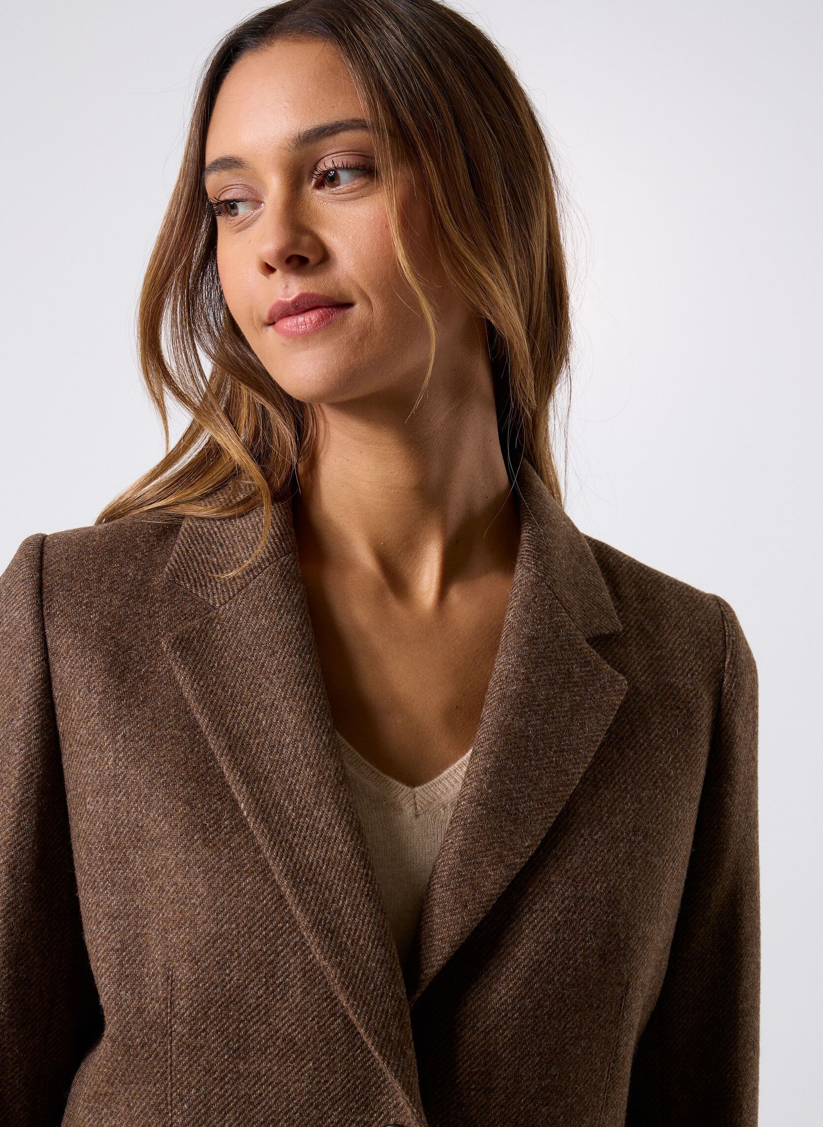 Blazer Elm Tailored Jacket dames bruin Barbour Blazer Elm Tailored Jacket dames bruin MILITARY BROWN