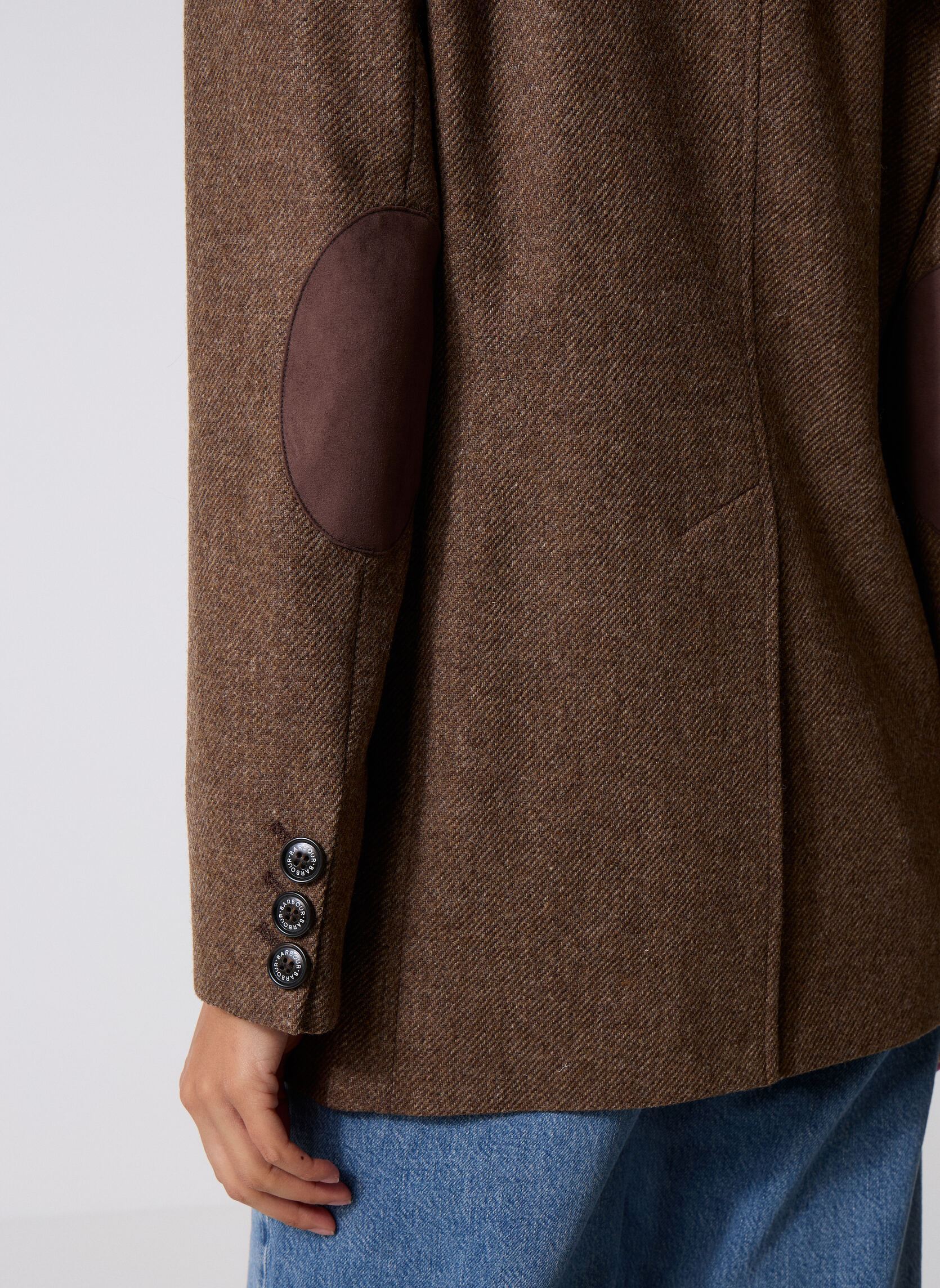 Blazer Elm Tailored Jacket dames bruin Barbour Blazer Elm Tailored Jacket dames bruin MILITARY BROWN
