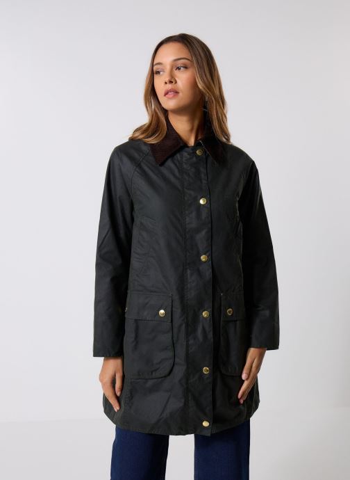Barbour Parkas Long Beadnell Wax Jacket femme vert