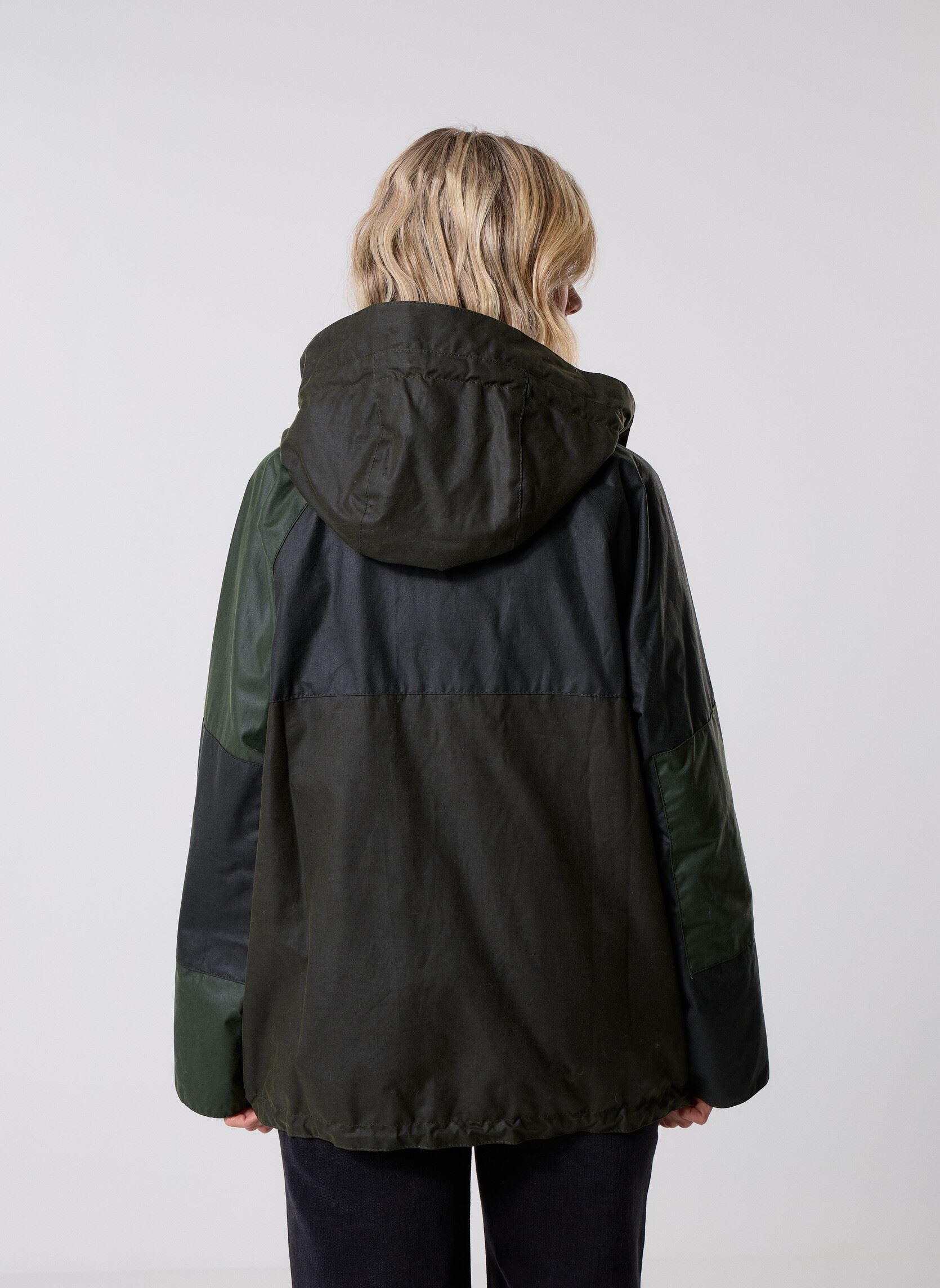 Winterjas Keeley Wax Jacket dames groen Barbour Winterjas Keeley Wax Jacket dames groen FERN/SAGE/DUFFLE BAG/ANCI