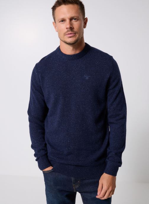 Barbour Sweats Essential Tisbury Crew Neck Sweater homme bleu