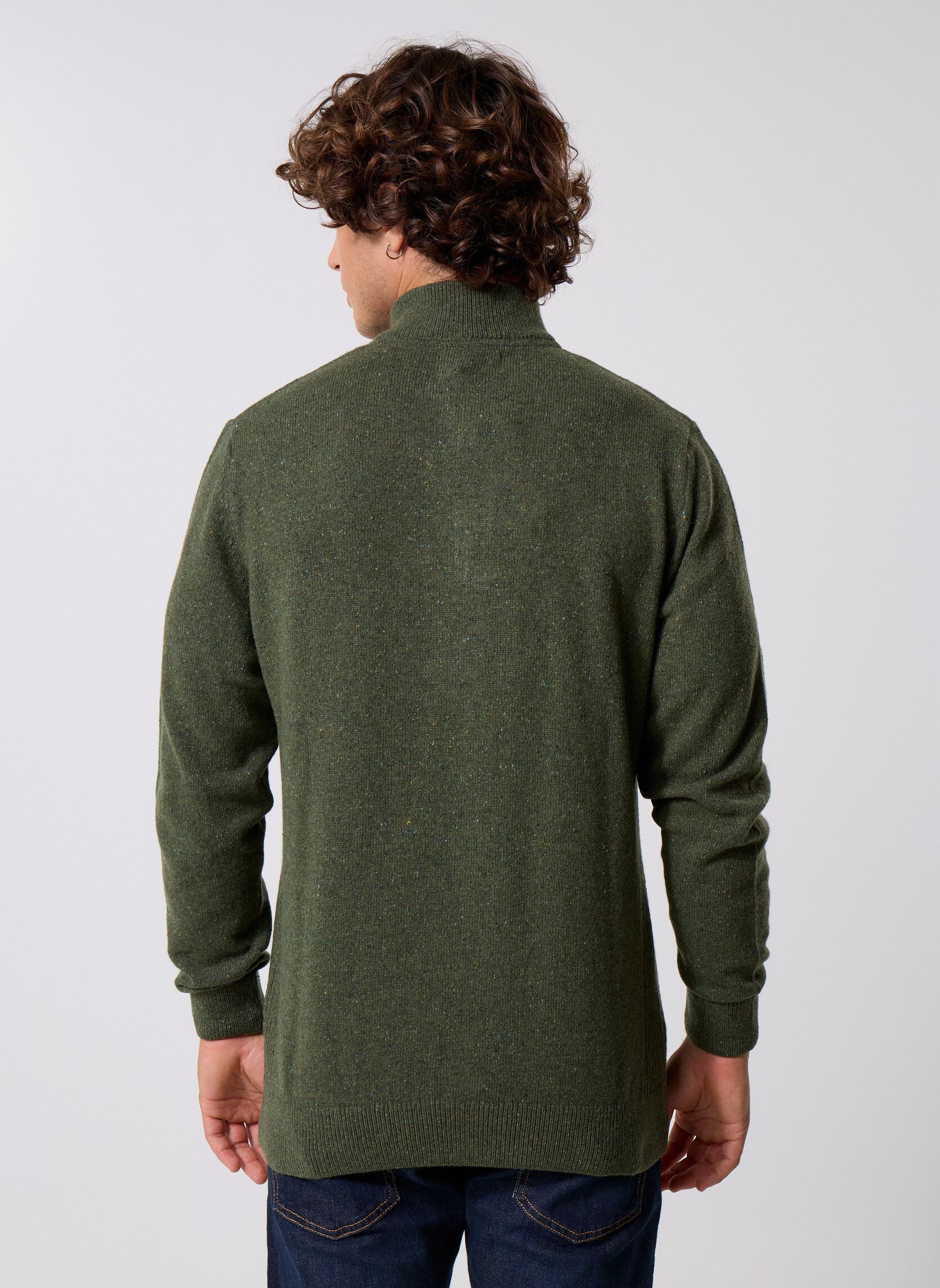 Pulls Essential Tisbury Half Zip Knitted Jump homme vert Barbour Pulls Essential Tisbury Half Zip Knitted Jump homme vert FOREST