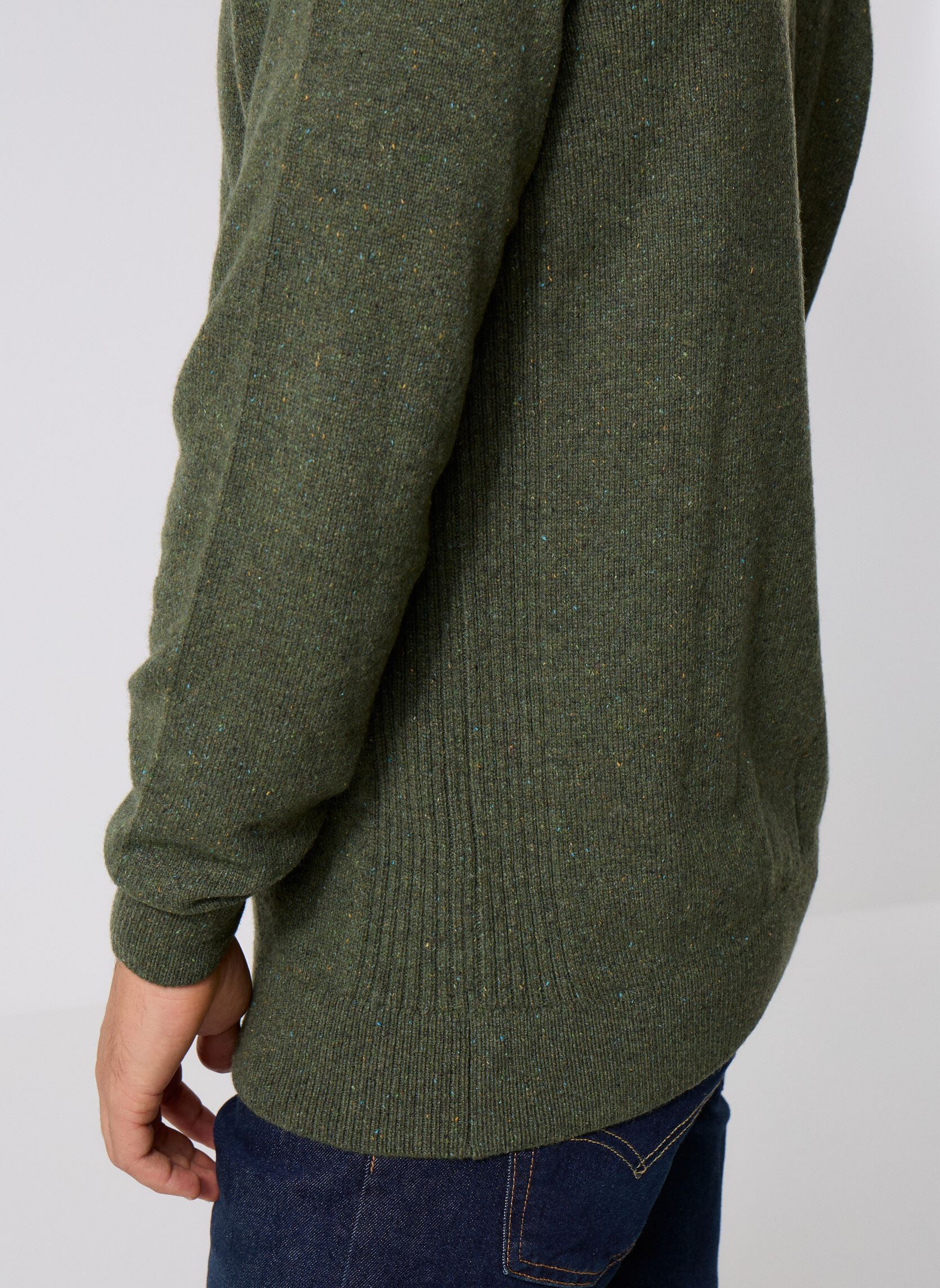 Pulls Essential Tisbury Half Zip Knitted Jump homme vert Barbour Pulls Essential Tisbury Half Zip Knitted Jump homme vert FOREST