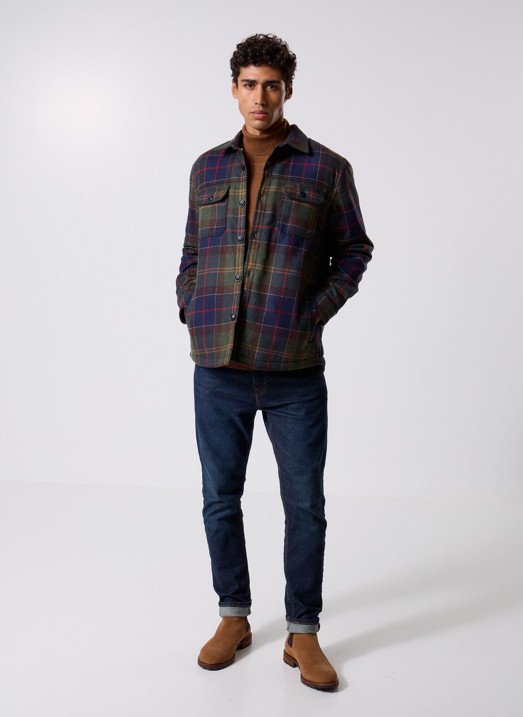 Vestes Willberry Regular Brushed Check Overshi homme multicolore Barbour Vestes Willberry Regular Brushed Check Overshi homme multicolore CLASSIC TARTAN