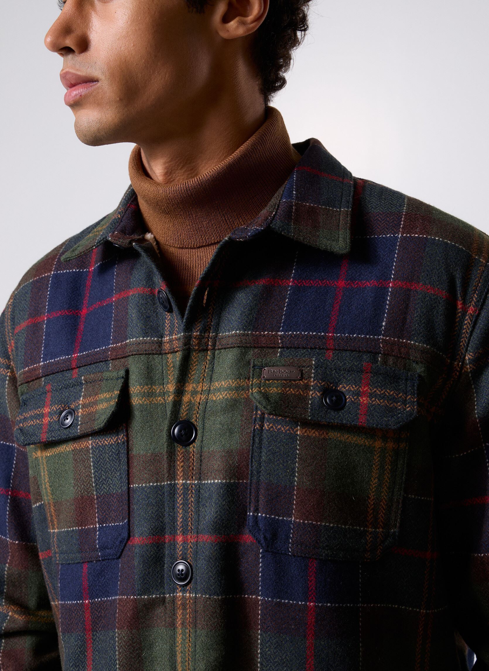 Vestes Willberry Regular Brushed Check Overshi homme multicolore Barbour Vestes Willberry Regular Brushed Check Overshi homme multicolore CLASSIC TARTAN