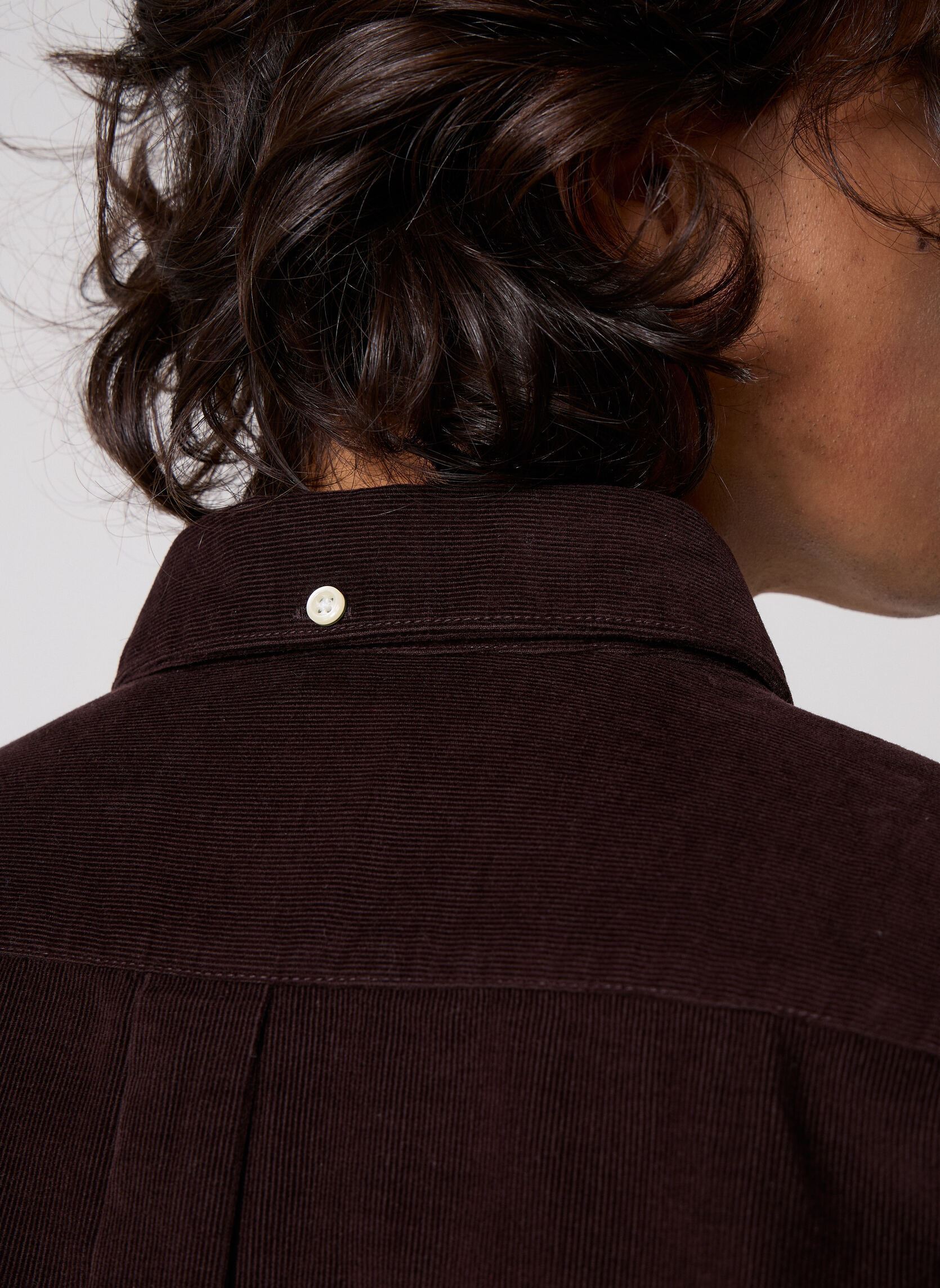 Chemises Ramsey Tailored Cord Shirt homme marron Barbour Chemises Ramsey Tailored Cord Shirt homme marron DARK OAK