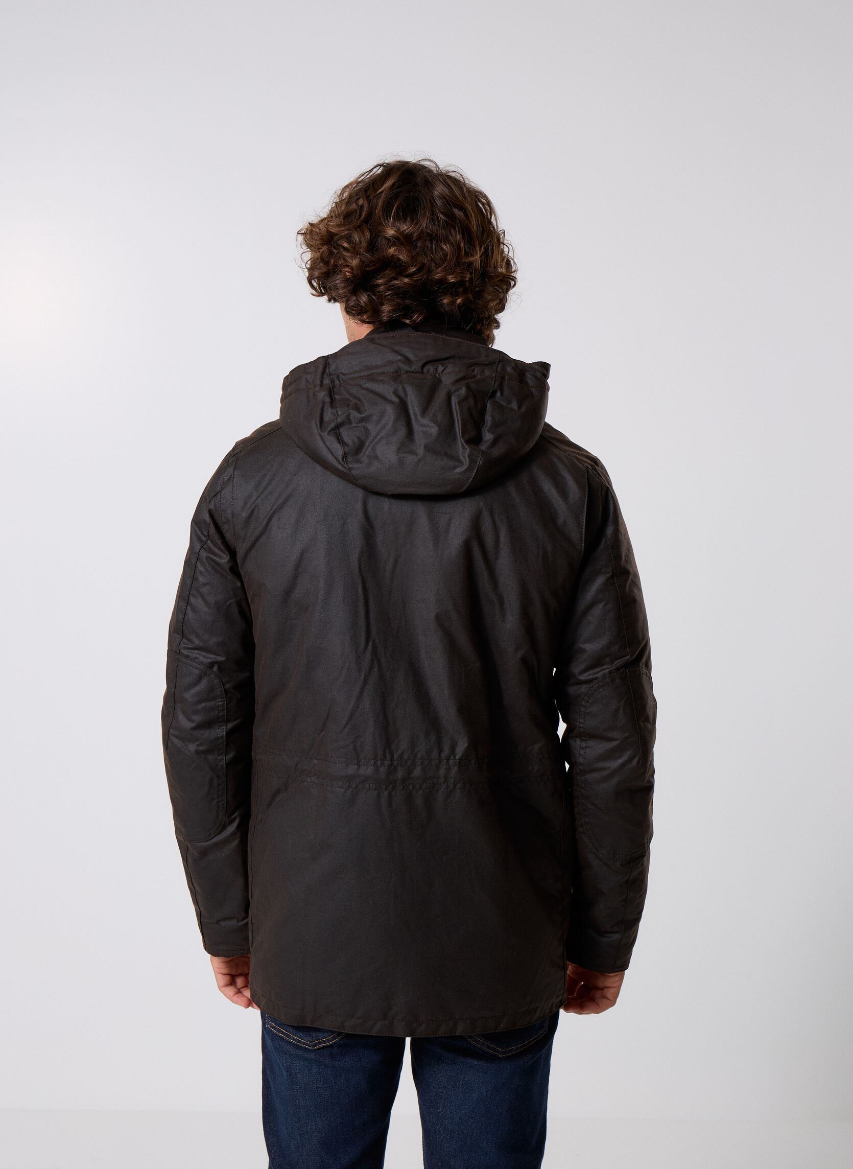 Parkas Winter Sapper Wax Jacket herren braun Barbour Parkas Winter Sapper Wax Jacket herren braun DARK BROWNMIDNIGHT OAK