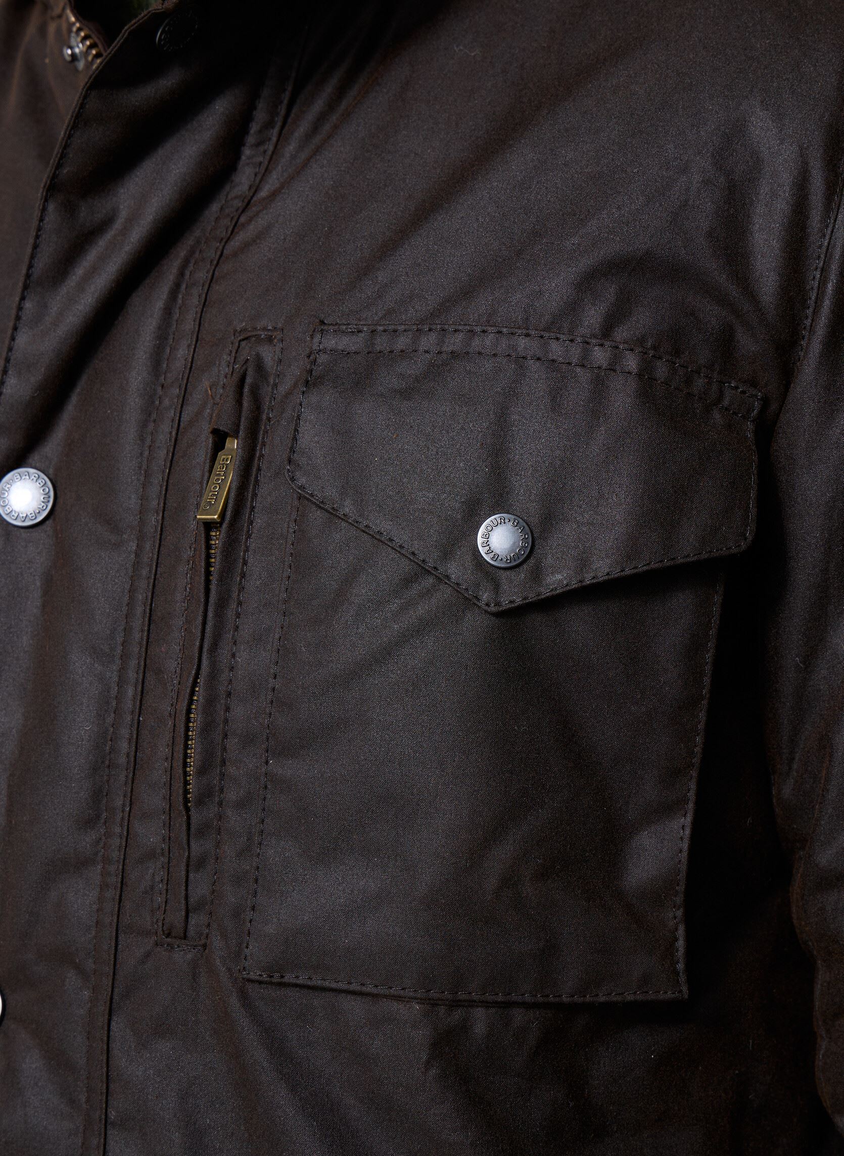 Parkas Winter Sapper Wax Jacket herren braun Barbour Parkas Winter Sapper Wax Jacket herren braun DARK BROWNMIDNIGHT OAK