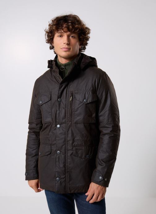 Barbour Winterjas Winter Sapper Wax Jacket heren bruin