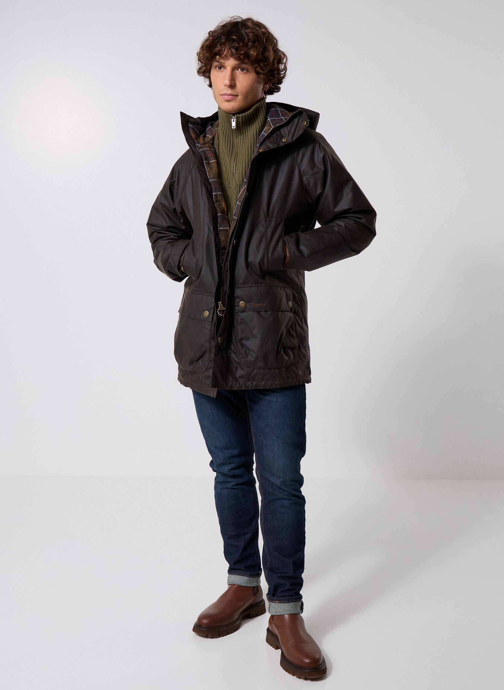 Parkas Bedale Wax Parka homme vert Barbour Parkas Bedale Wax Parka homme vert OLIVE