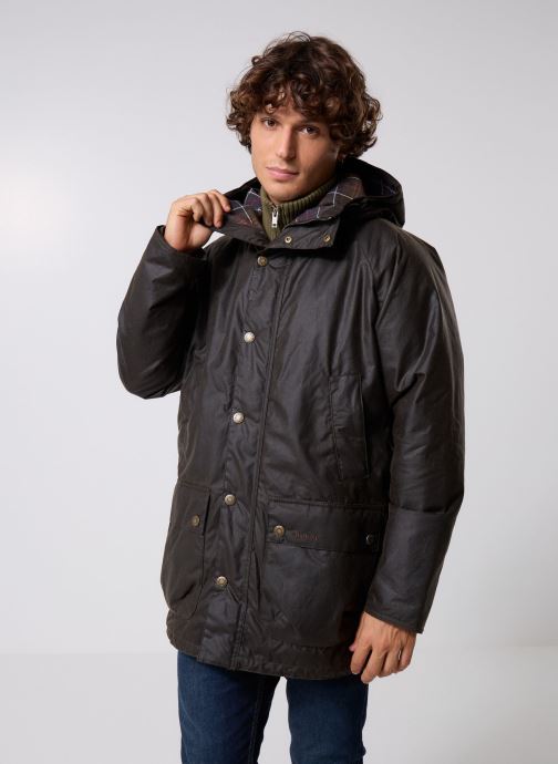 Barbour Winterjas Bedale Wax Parka heren groen