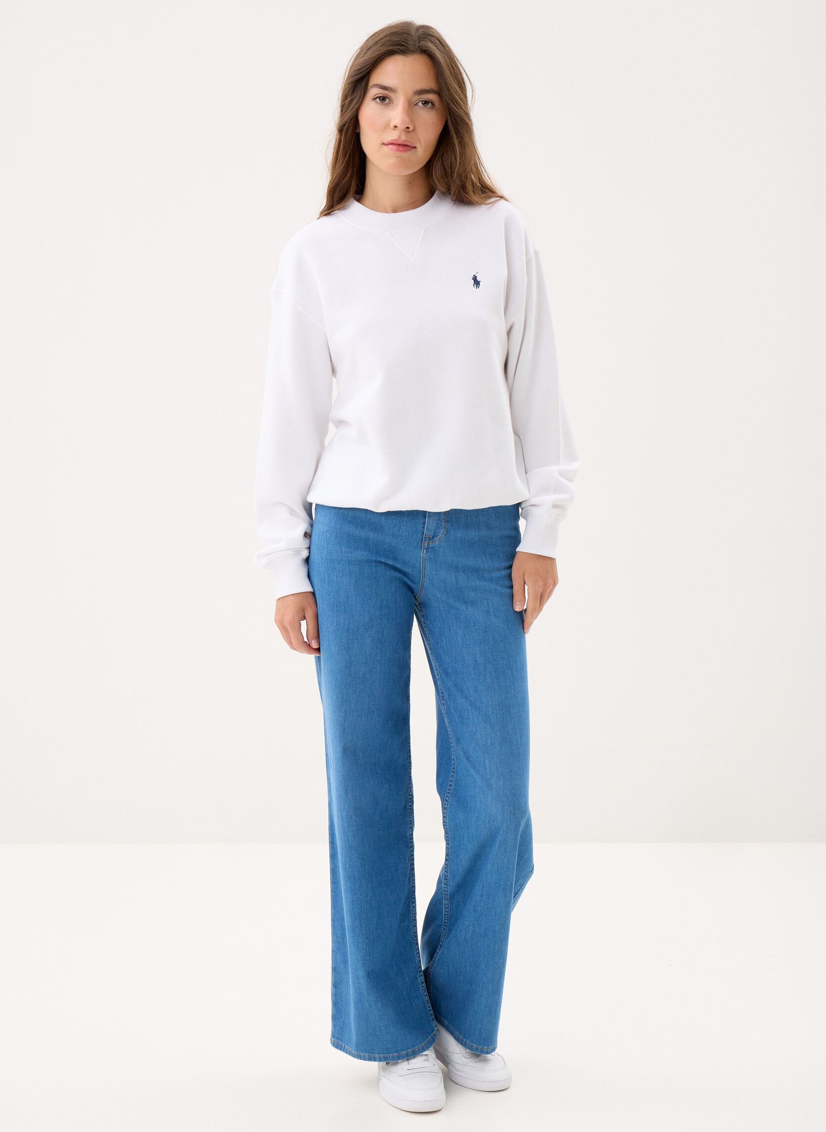 Wijde jeans / Flared Jeans Stella dames blauw Lee Wijde jeans / Flared Jeans Stella dames blauw DYE STAR