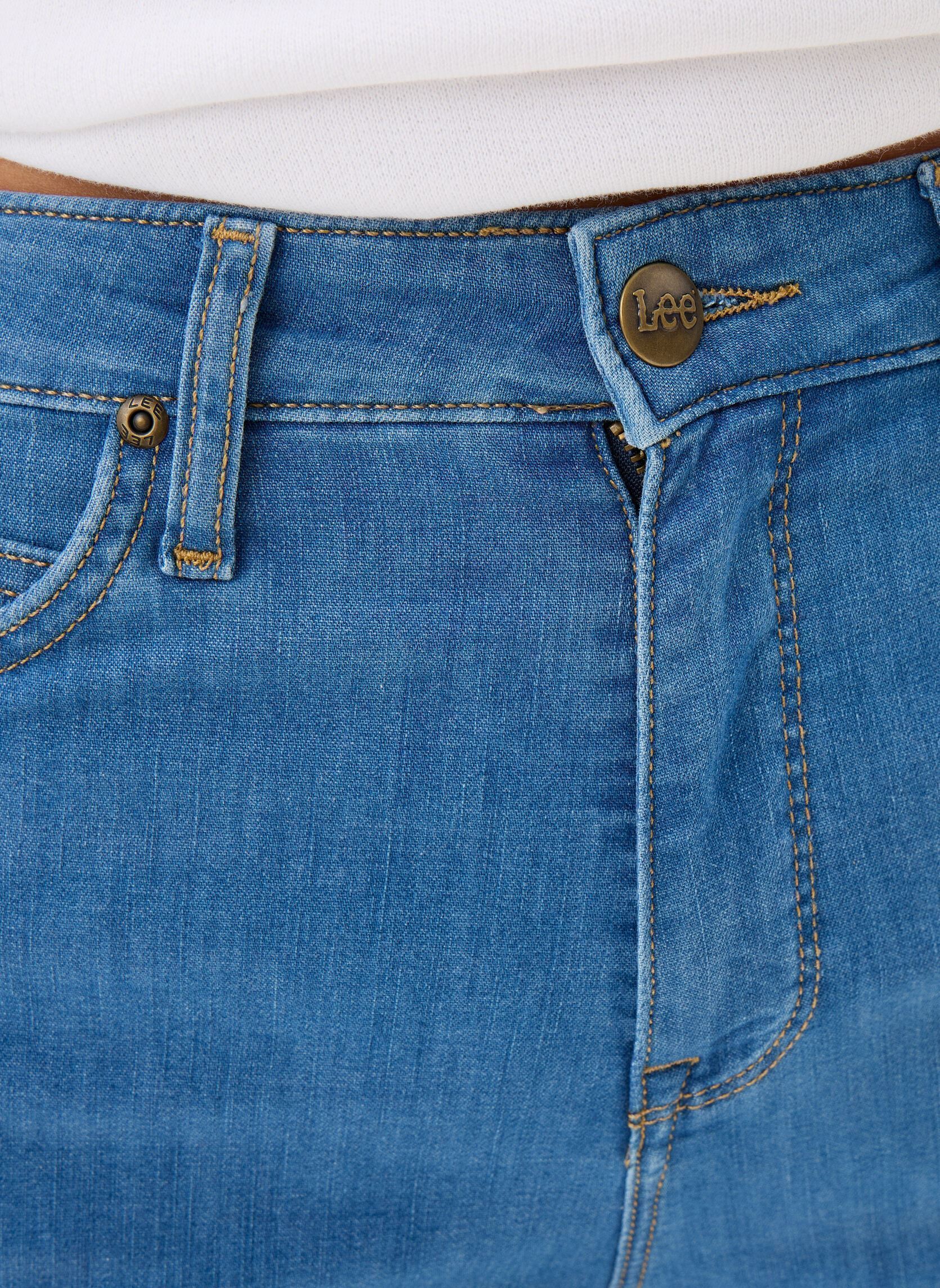 Wijde jeans / Flared Jeans Stella dames blauw Lee Wijde jeans / Flared Jeans Stella dames blauw DYE STAR
