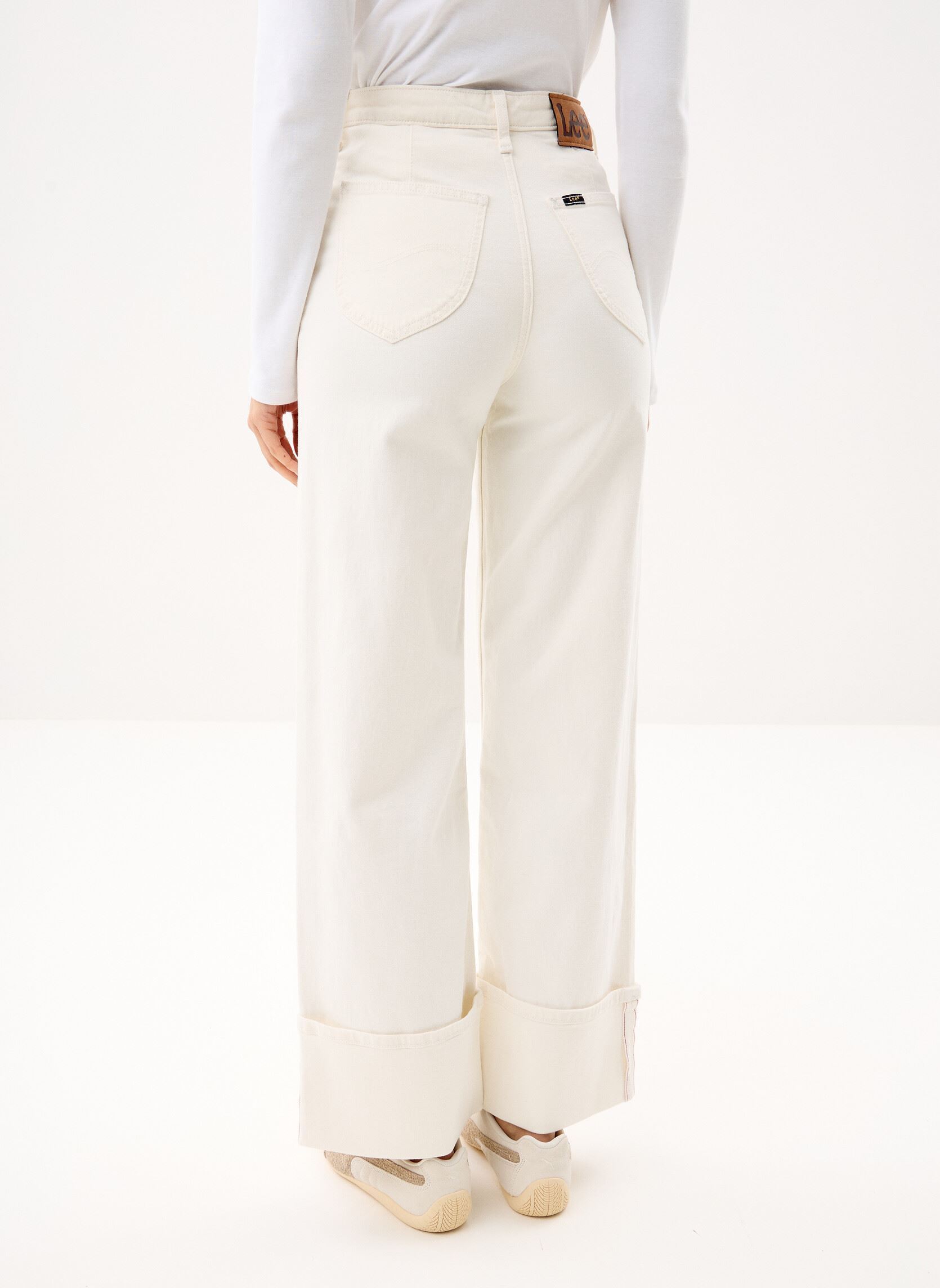 Jeans large Stella femme blanc Lee Jeans large Stella femme blanc FRESH FLOCK
