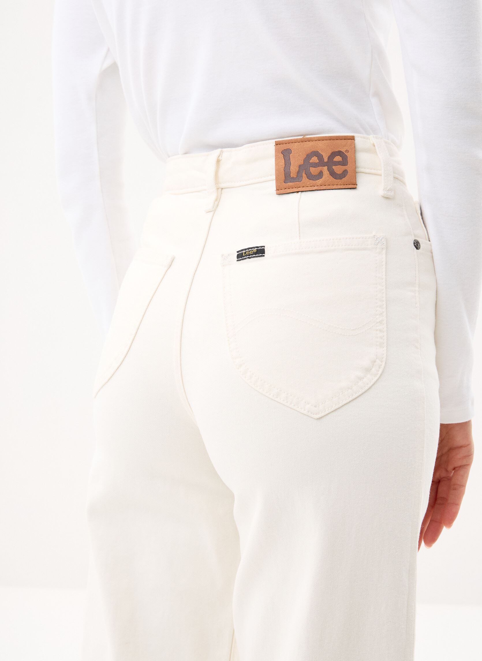 Jeans large Stella femme blanc Lee Jeans large Stella femme blanc FRESH FLOCK