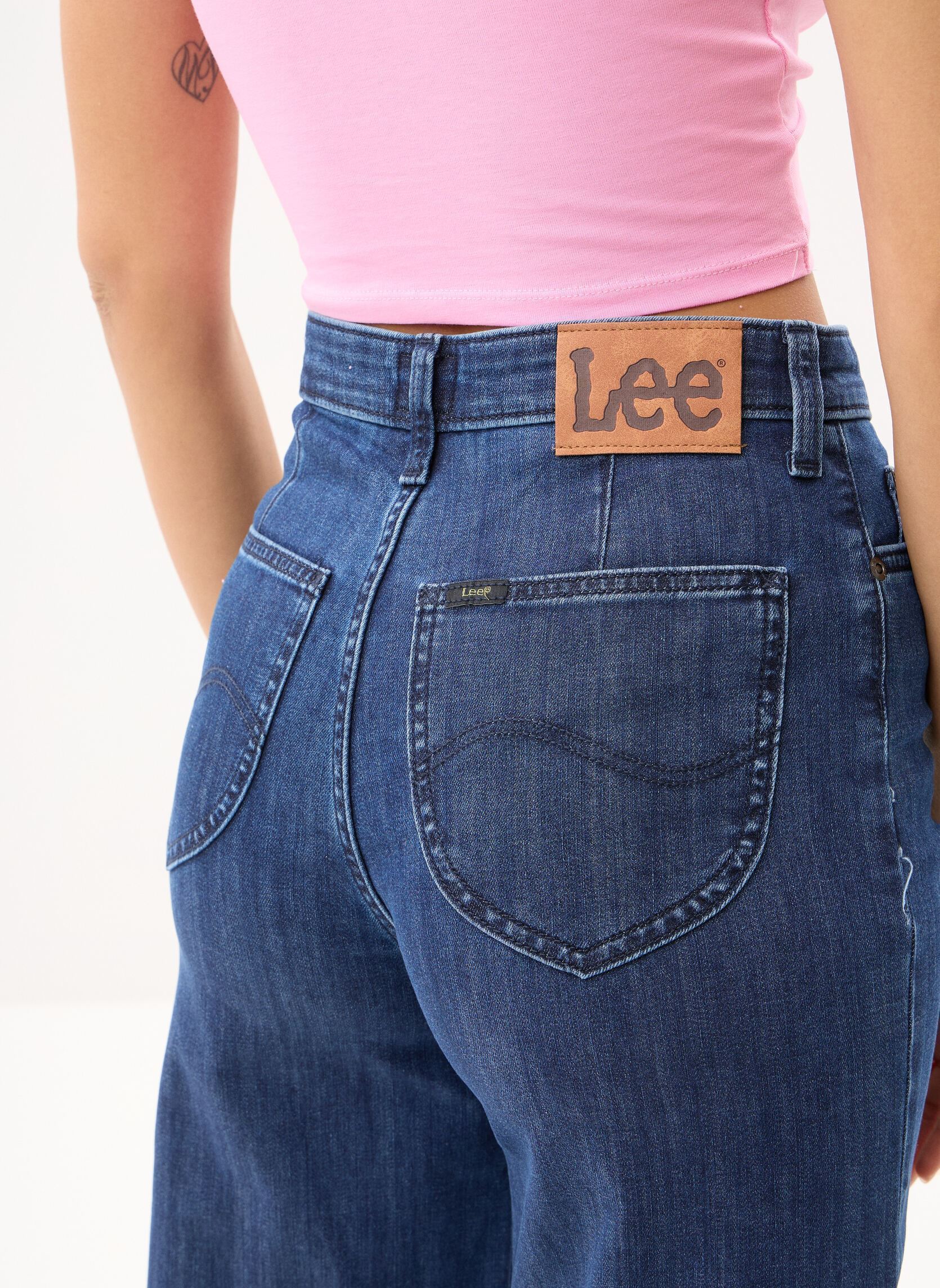 Jeans large Stella femme bleu Lee Jeans large Stella femme bleu HOLDING TIGHT
