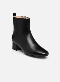 Enkellaarzen en boots 75338-45 dames zwart
