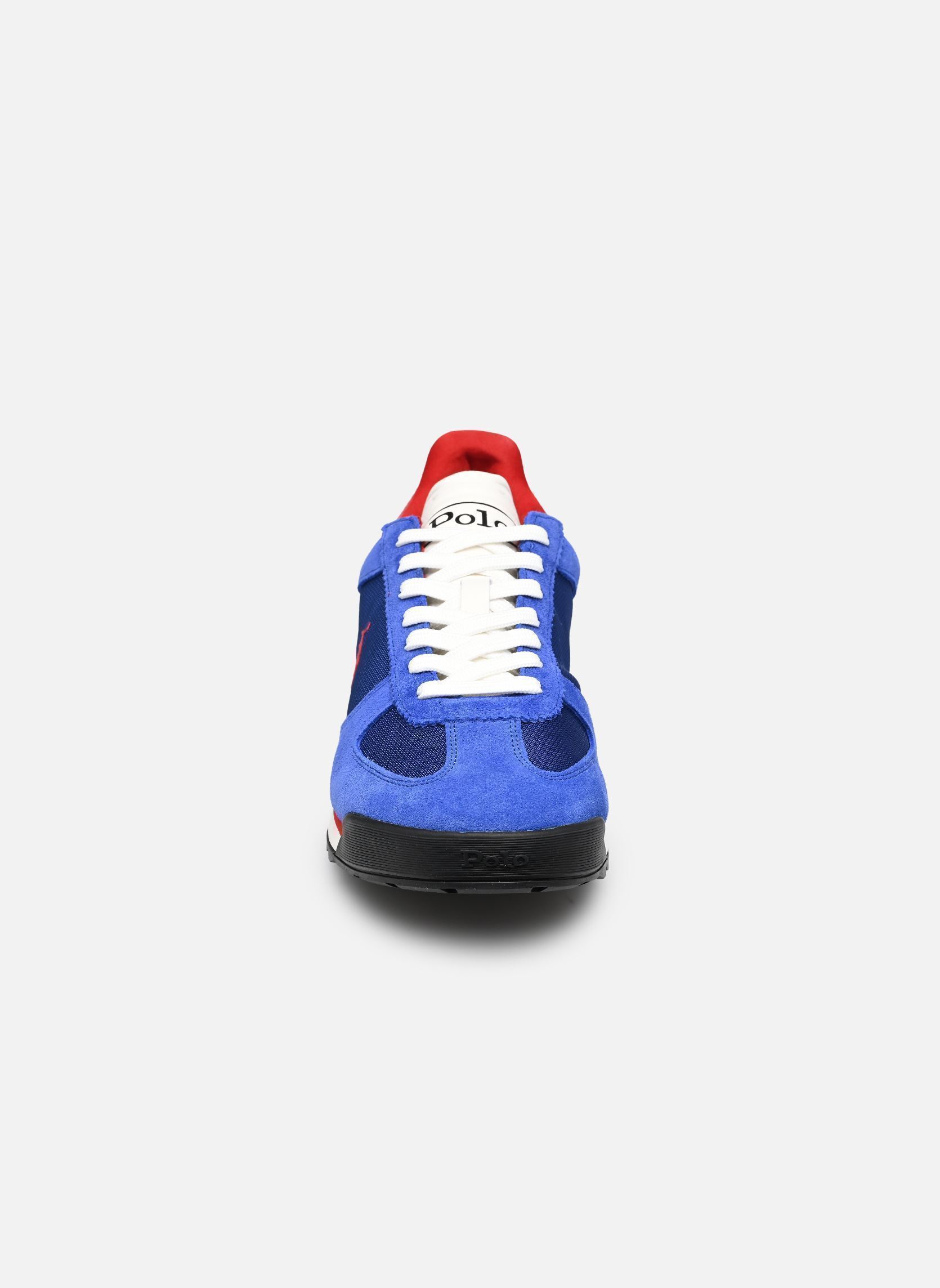 Sneakers basse VARICK PP-SNEAKERS-LOW TOP LACE uomo blu Polo Ralph Lauren Sneakers basse VARICK PP-SNEAKERS-LOW TOP LACE uomo blu ROYAL/RED