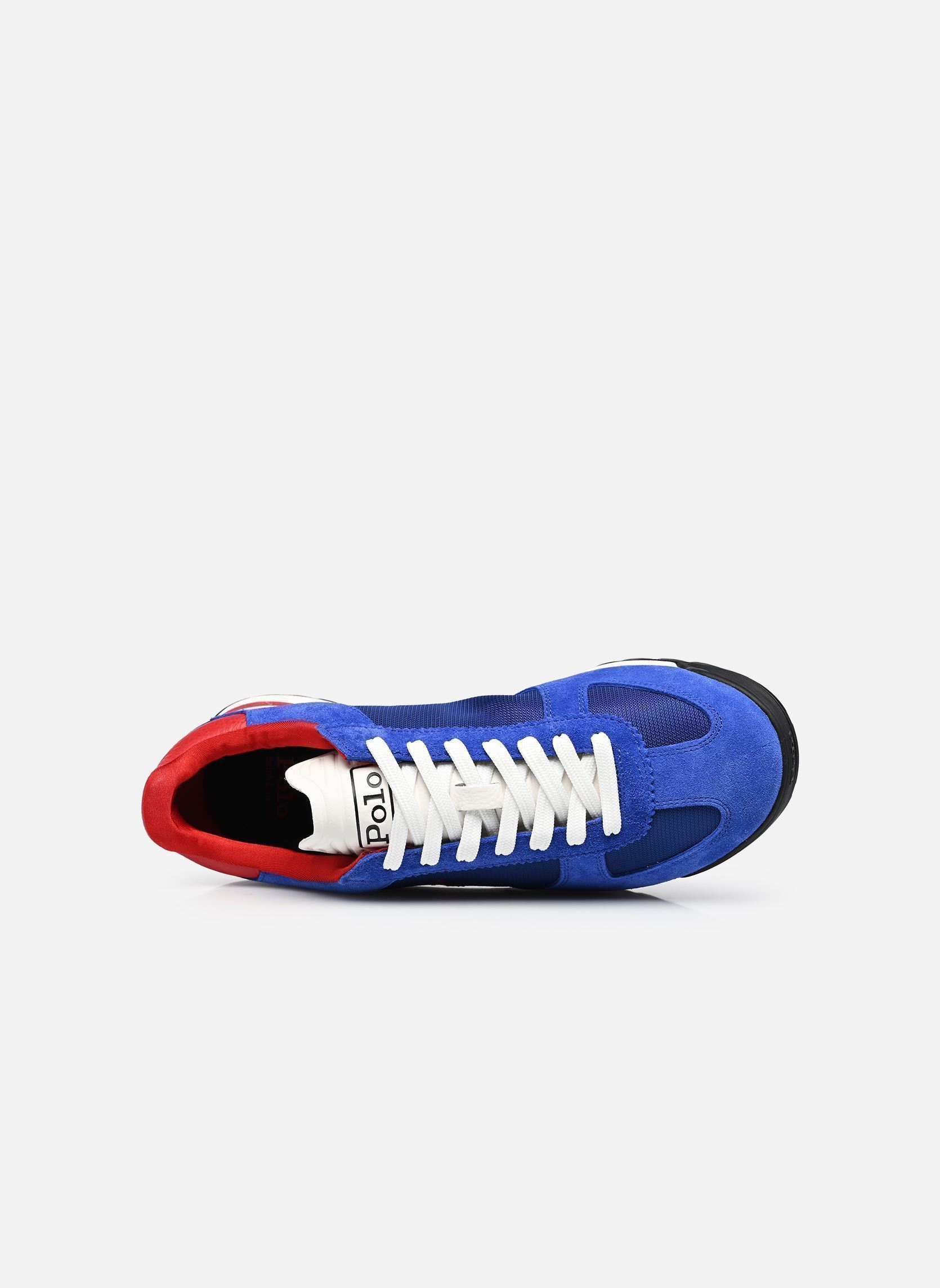 Sneakers basse VARICK PP-SNEAKERS-LOW TOP LACE uomo blu Polo Ralph Lauren Sneakers basse VARICK PP-SNEAKERS-LOW TOP LACE uomo blu ROYAL/RED