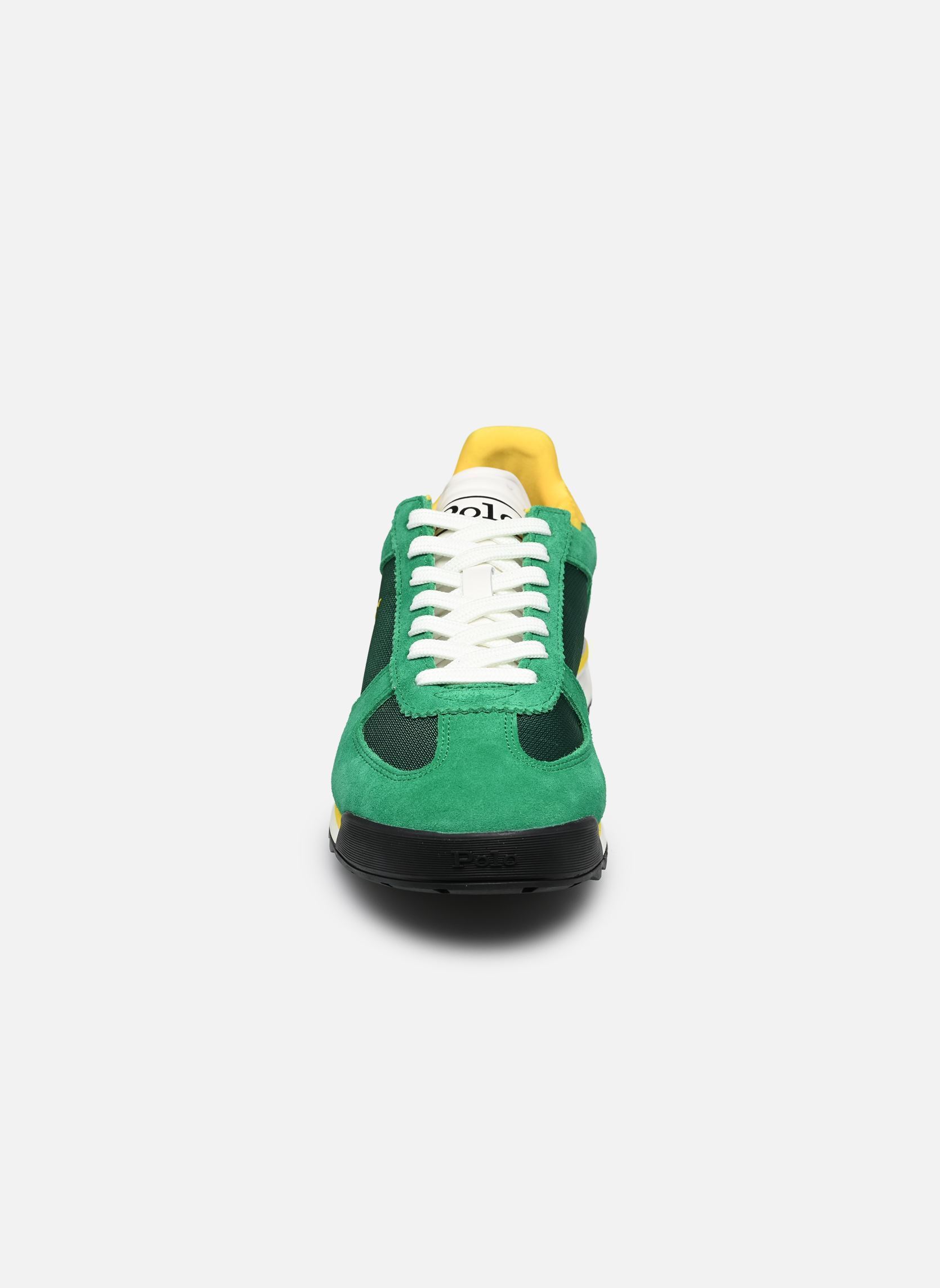 Niedrige Sneaker VARICK PP-SNEAKERS-LOW TOP LACE herren grün Polo Ralph Lauren Niedrige Sneaker VARICK PP-SNEAKERS-LOW TOP LACE herren grün GREEN/YELLOW