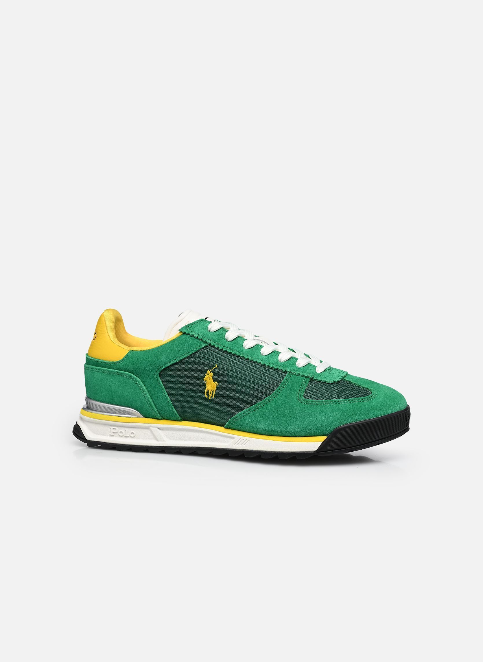 Niedrige Sneaker VARICK PP-SNEAKERS-LOW TOP LACE herren grün Polo Ralph Lauren Niedrige Sneaker VARICK PP-SNEAKERS-LOW TOP LACE herren grün GREEN/YELLOW