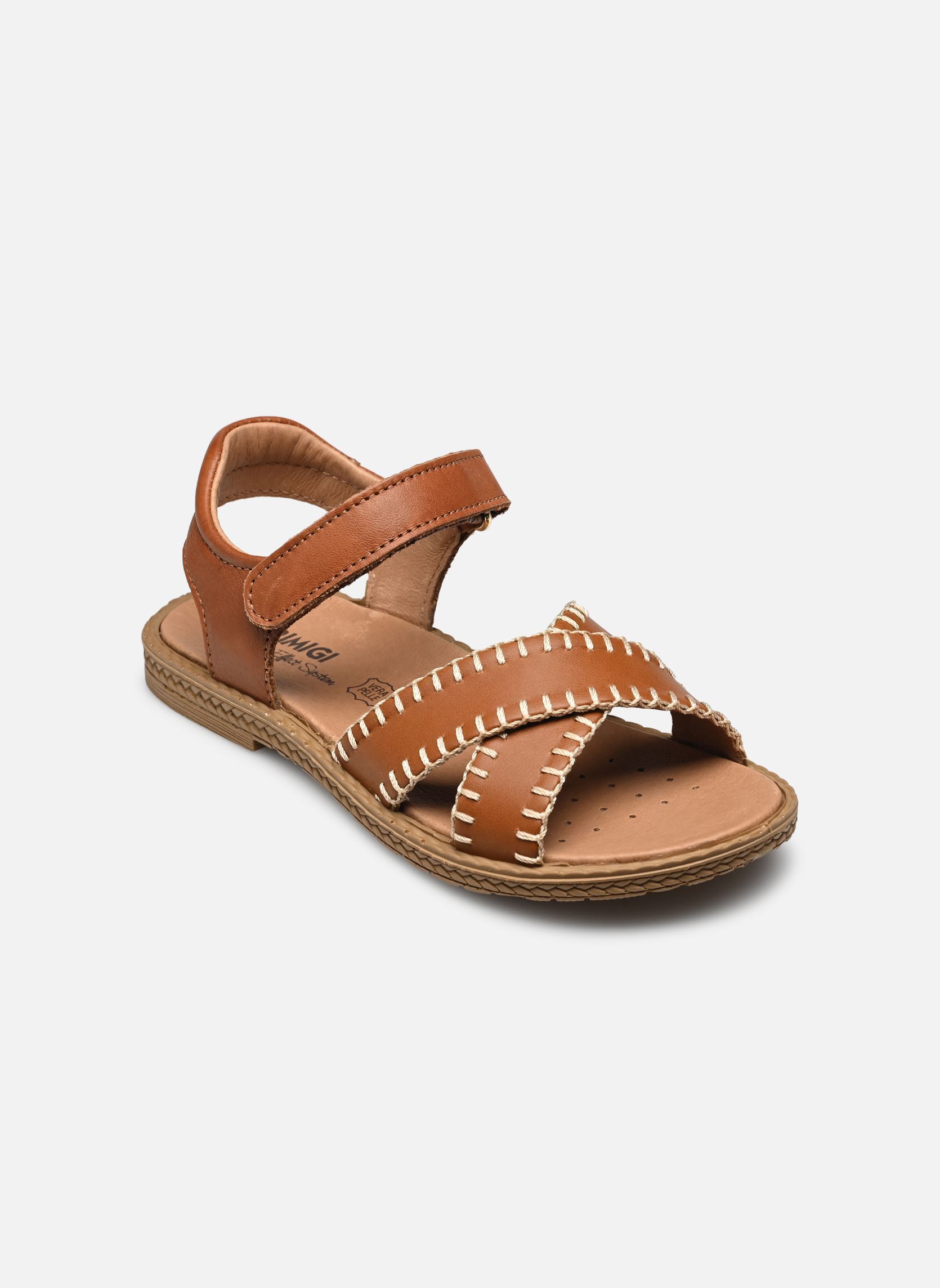 Sandales AMELIA A fille marron Primigi Sandales AMELIA A fille marron BEIGE SCCOGNAC