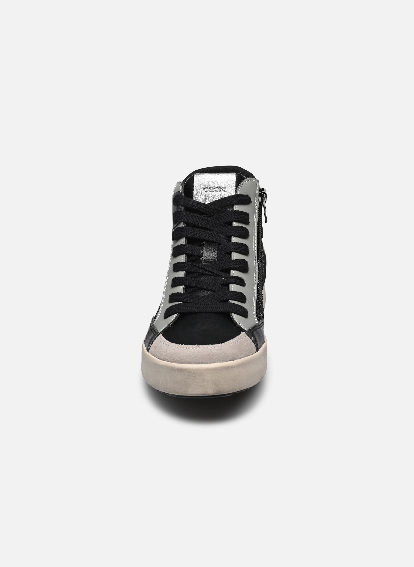 Leinen-Sneaker D BLOMIEE H damen schwarz Geox Leinen-Sneaker D BLOMIEE H damen schwarz Noir / Argent
