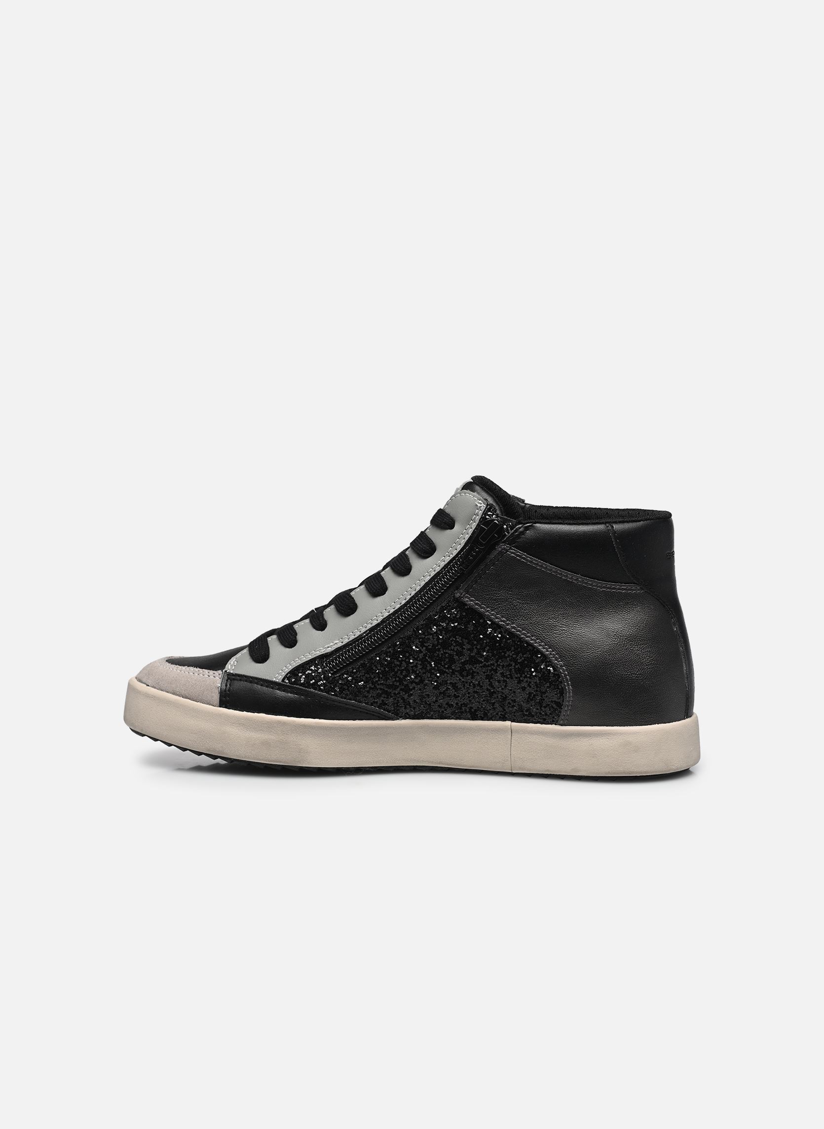 Leinen-Sneaker D BLOMIEE H damen schwarz Geox Leinen-Sneaker D BLOMIEE H damen schwarz Noir / Argent
