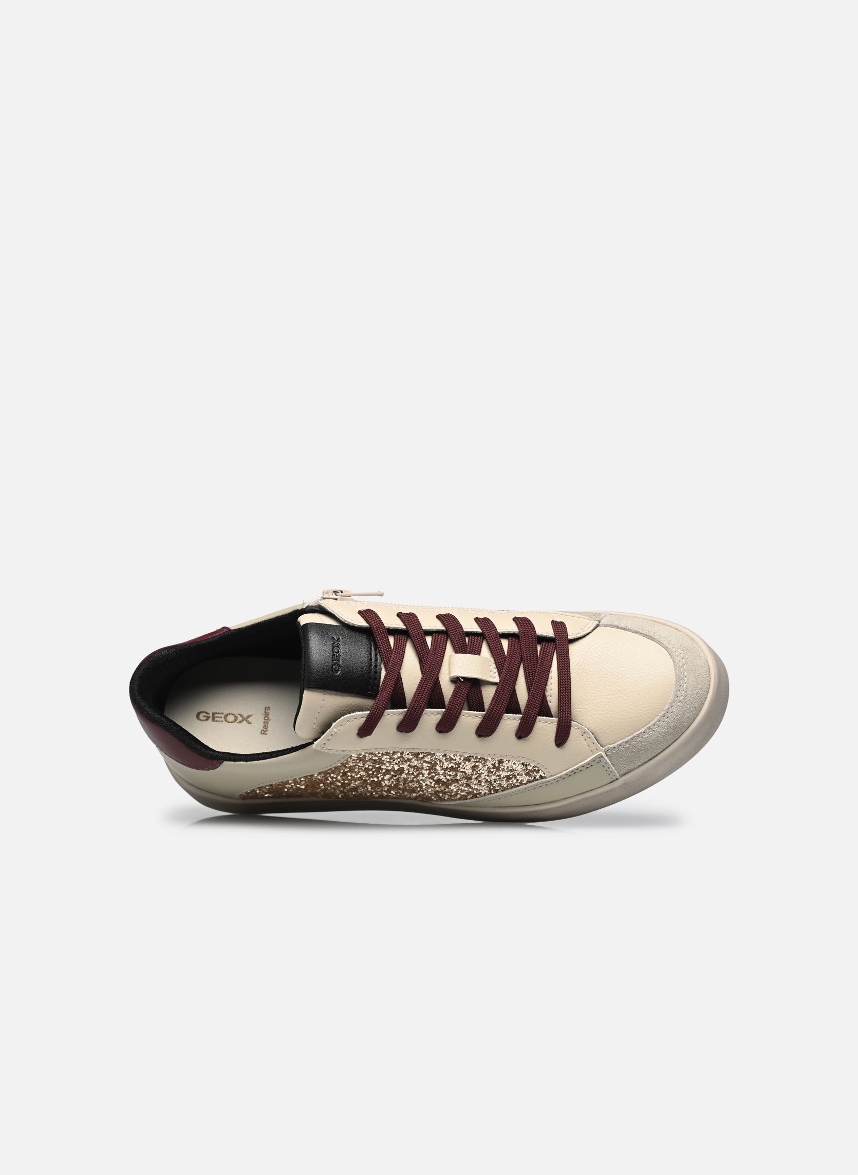 Baskets basses D BLOMIEE I femme beige Geox Baskets basses D BLOMIEE I femme beige PAPYRUS/RED