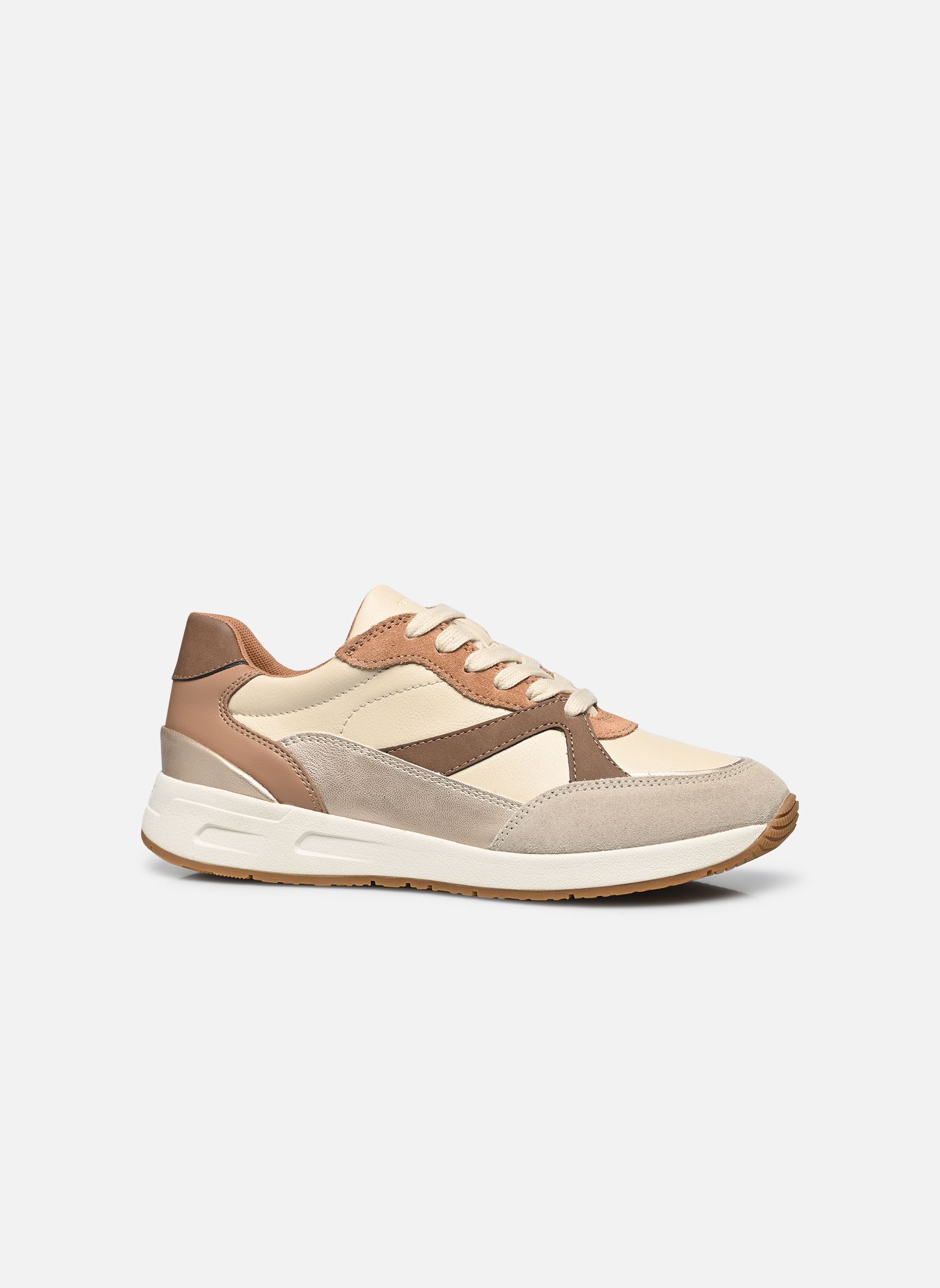 Niedrige Sneaker D BULMYA A damen beige Geox Niedrige Sneaker D BULMYA A damen beige PAPYRUS/LT GOLD