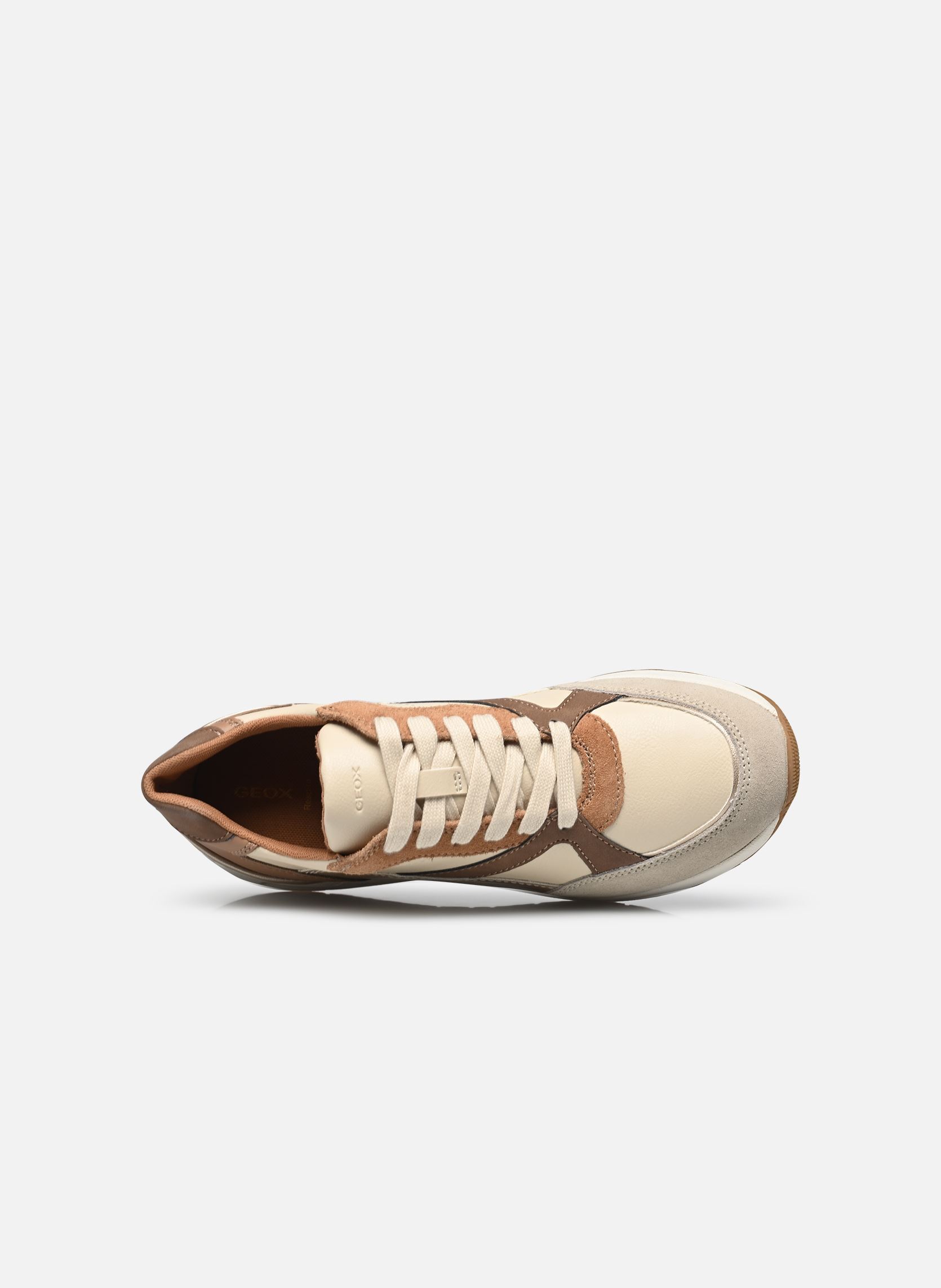 Niedrige Sneaker D BULMYA A damen beige Geox Niedrige Sneaker D BULMYA A damen beige PAPYRUS/LT GOLD