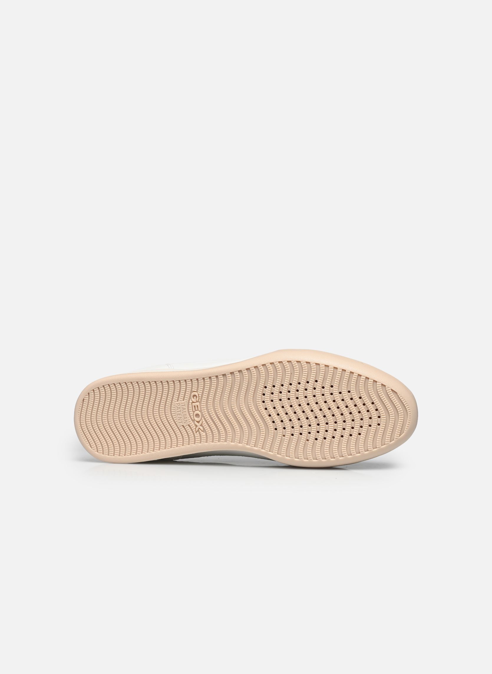 Lage sneakers D MARYEMY B dames wit Geox Lage sneakers D MARYEMY B dames wit BLANC / ARGENT
